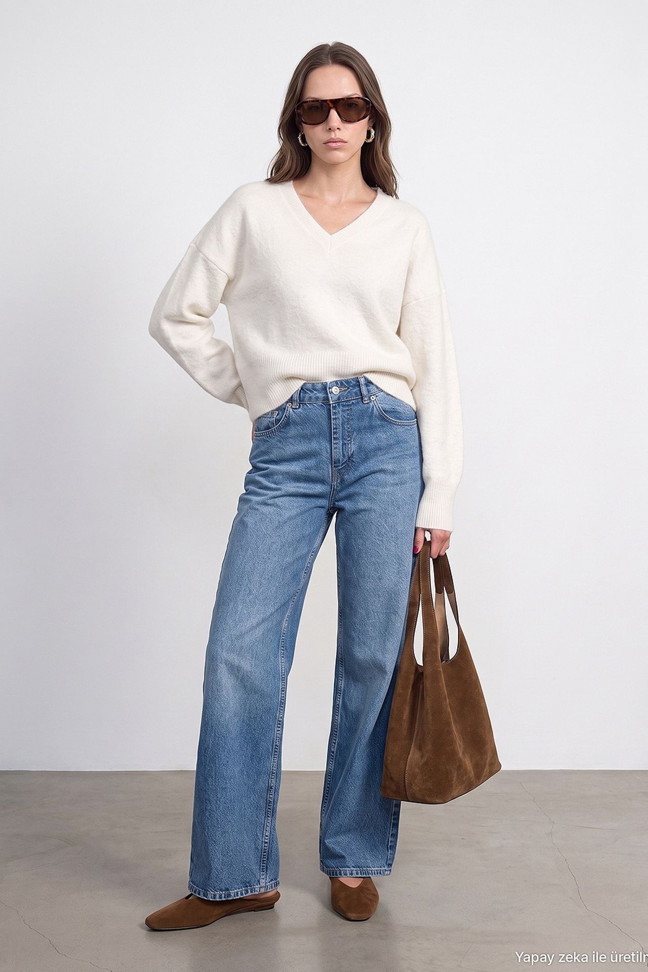 DILVIN Women's Straight-Leg Jeans 4