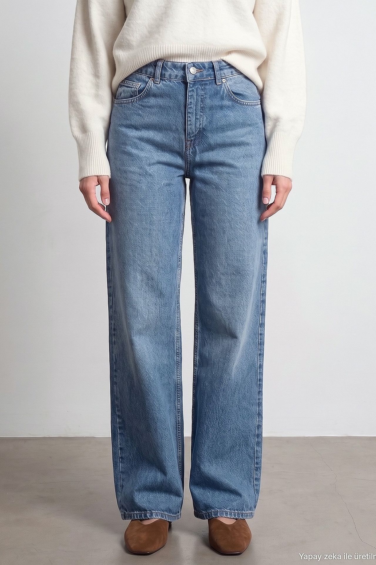 DILVIN Women's Straight-Leg Jeans 3