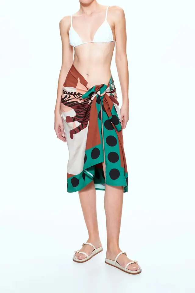 MIXRAY Tropical Maxi Cover-Up