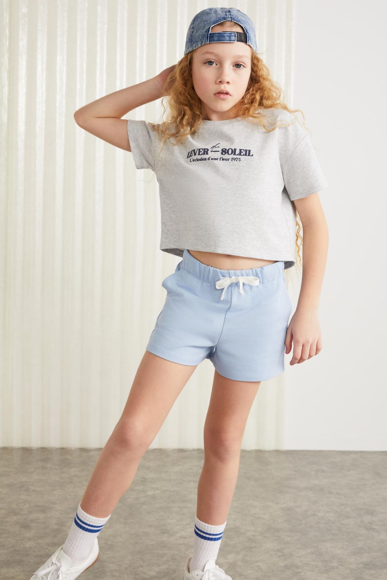 GRIMELANGE Jersey Tie Waist Shorts 1