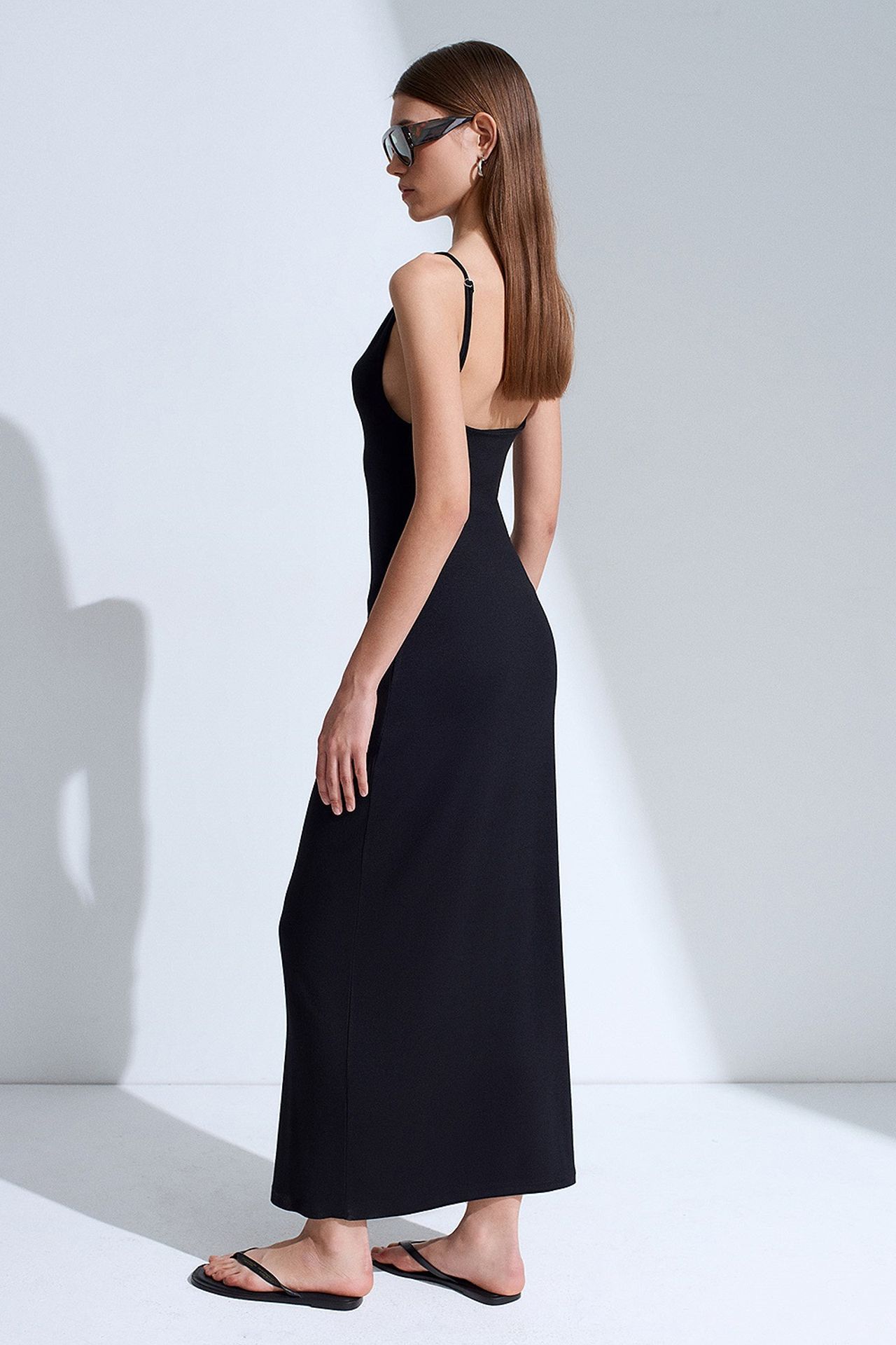 DILVIN Sleeveless Midi Slip Dress 2