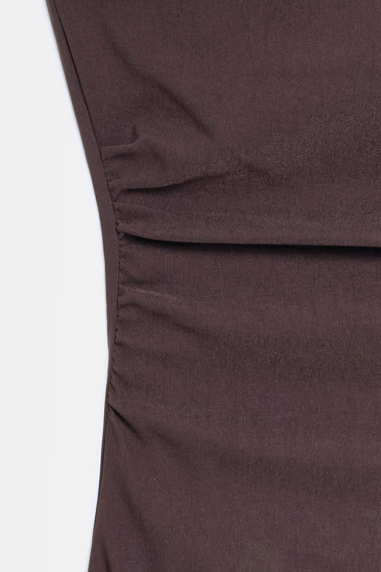 DILVIN Kadın Kolsuz Bodycon Midi Elbise 7