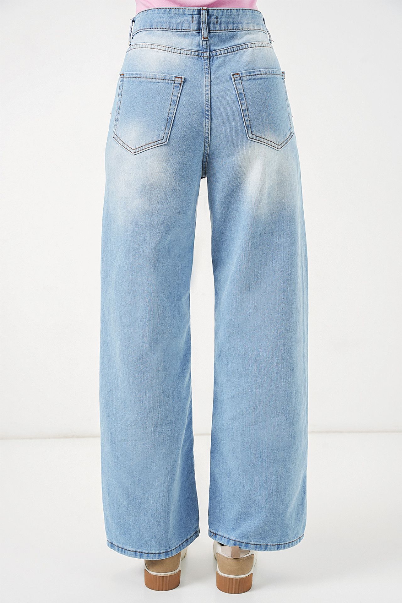 BDART High-Waist Wide-Leg Cotton Jeans 7