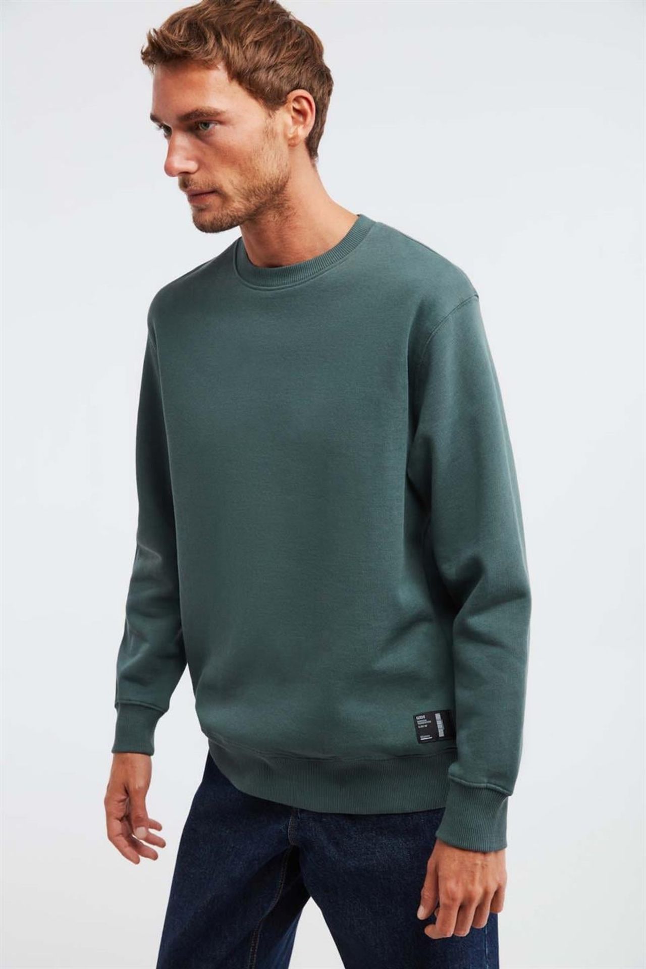 GRIMELANGE Fitilli Bisiklet Yaka Sweatshirt 4