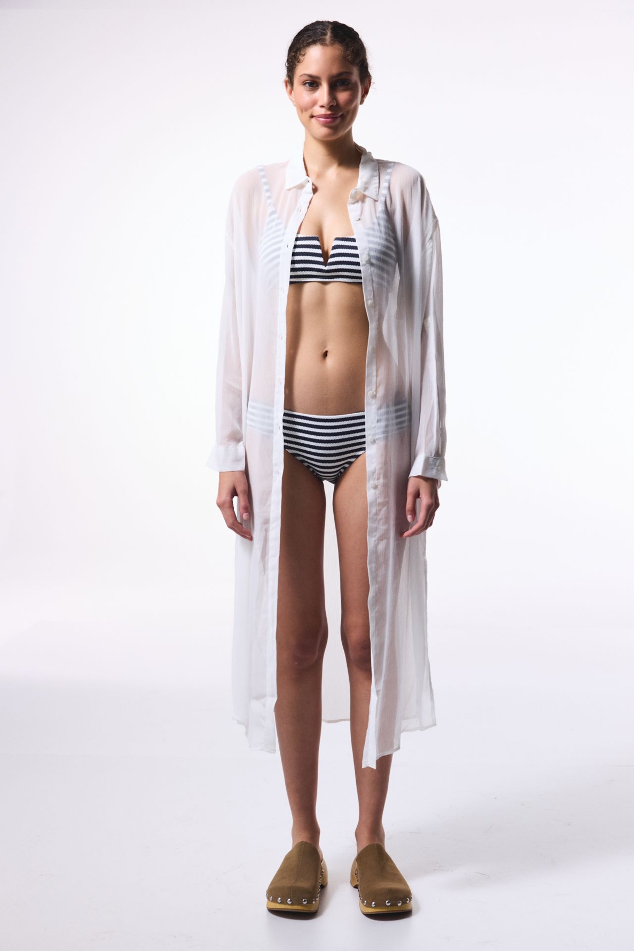 PENTI Iyos Chiffon Long Shirt 1