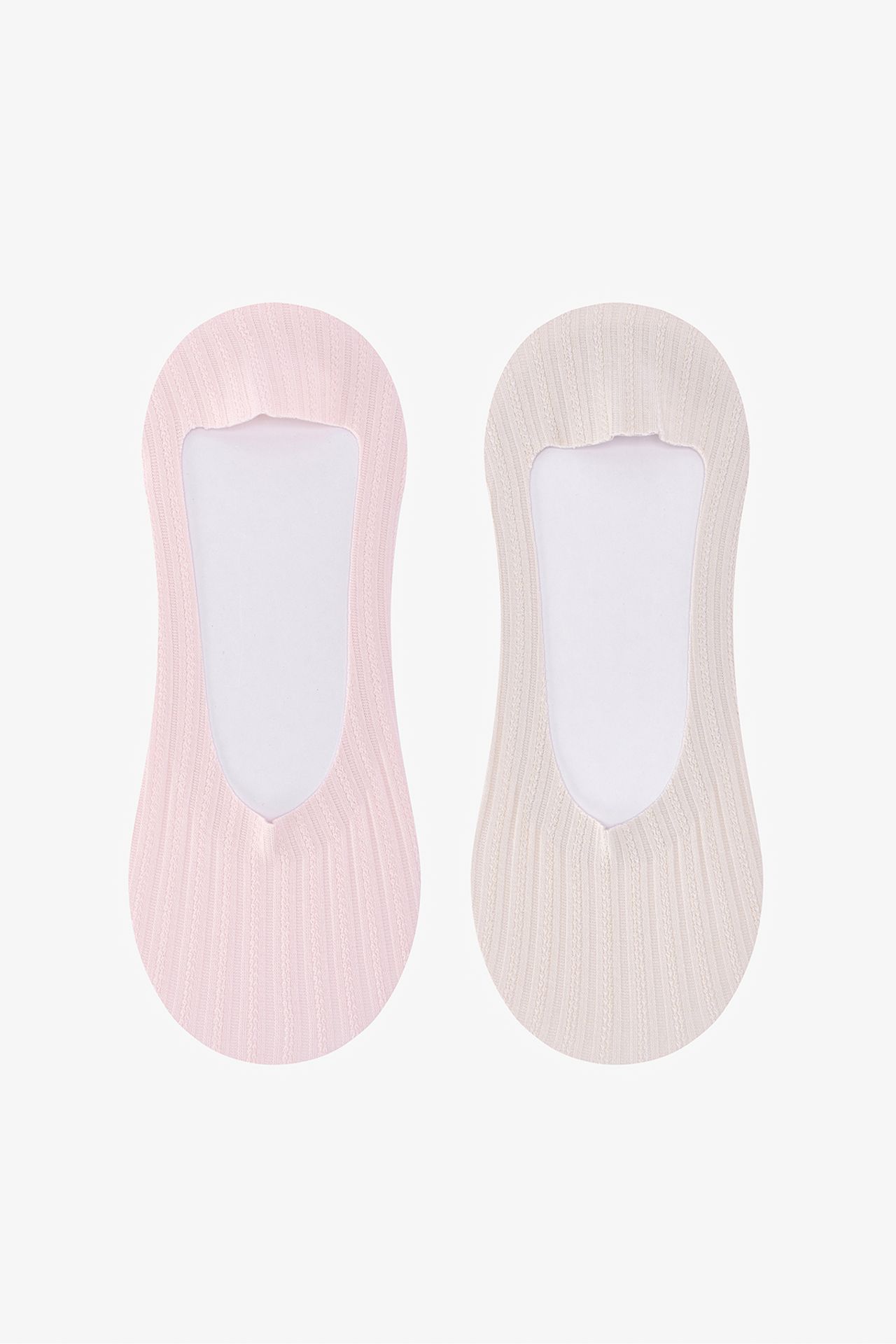 PENTI Jacquard Seamless 2 Pairs Ballet Socks 1