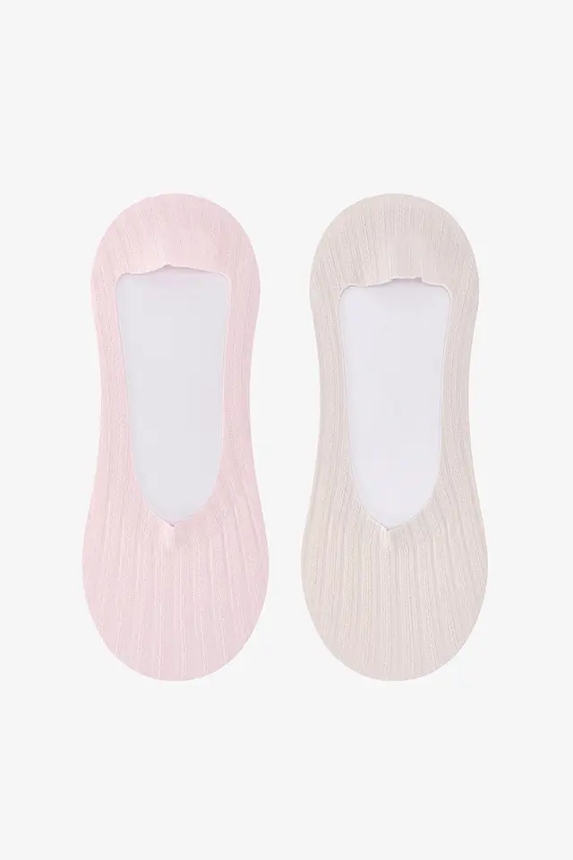 PENTI Jacquard Seamless 2 Pairs Ballet Socks