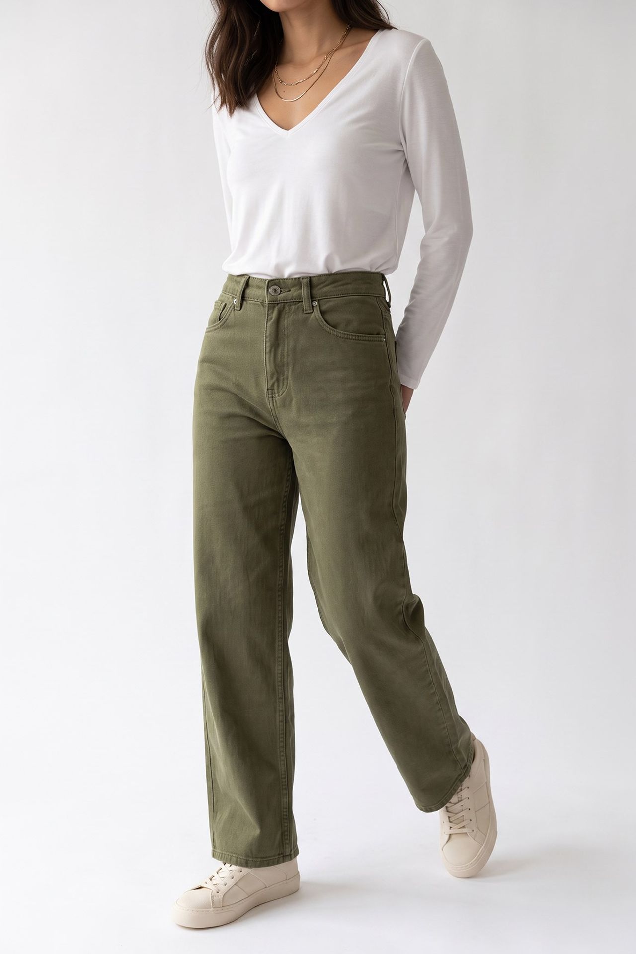 MIXRAY Women's Straight-Leg Pants