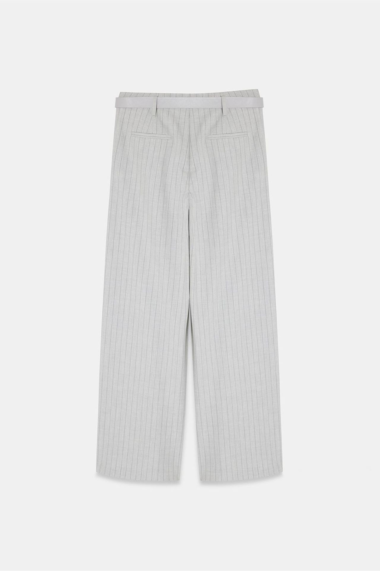 DILVIN Striped Wide-Leg Pleated Trousers 7