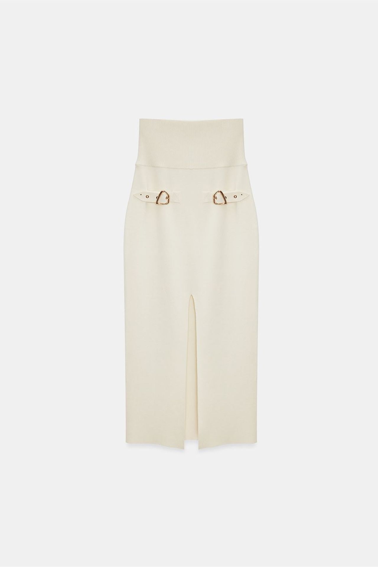 DILVIN High-Waist Ribbed Maxi Skirt 6