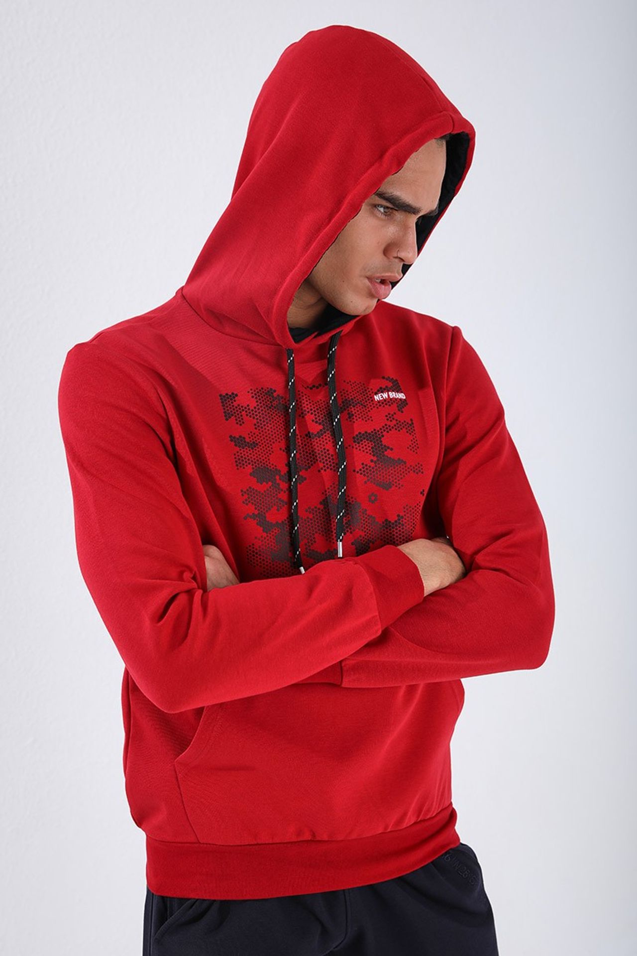 TOMMY Men's Camouflage Printed Hoodie 4