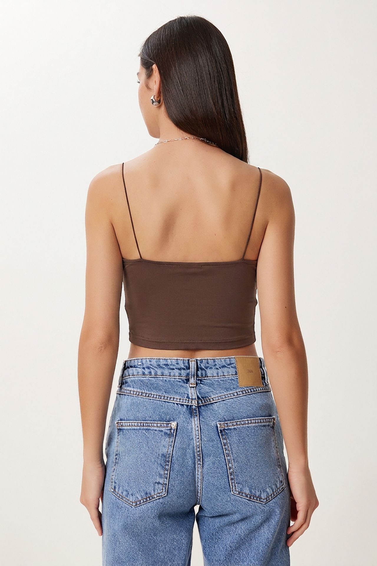 ISTANBUL Slim Fit Square Neck Crop Top 5