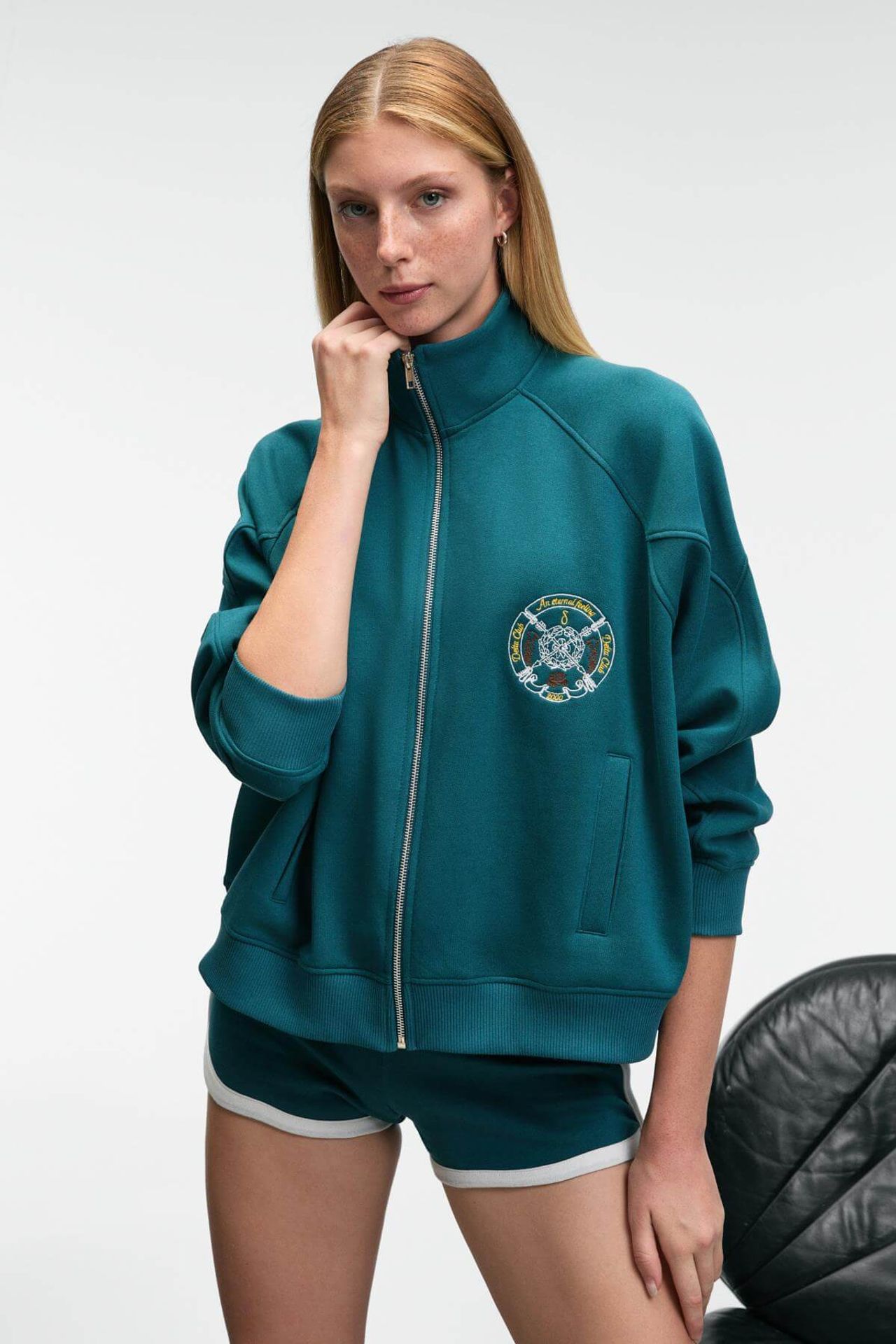 GRIMELANGE Half Zip Logo Sweatshirt 4
