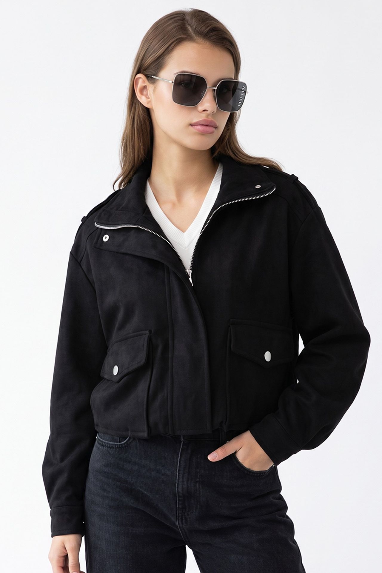 MIXRAY Women's Tailored Blazer