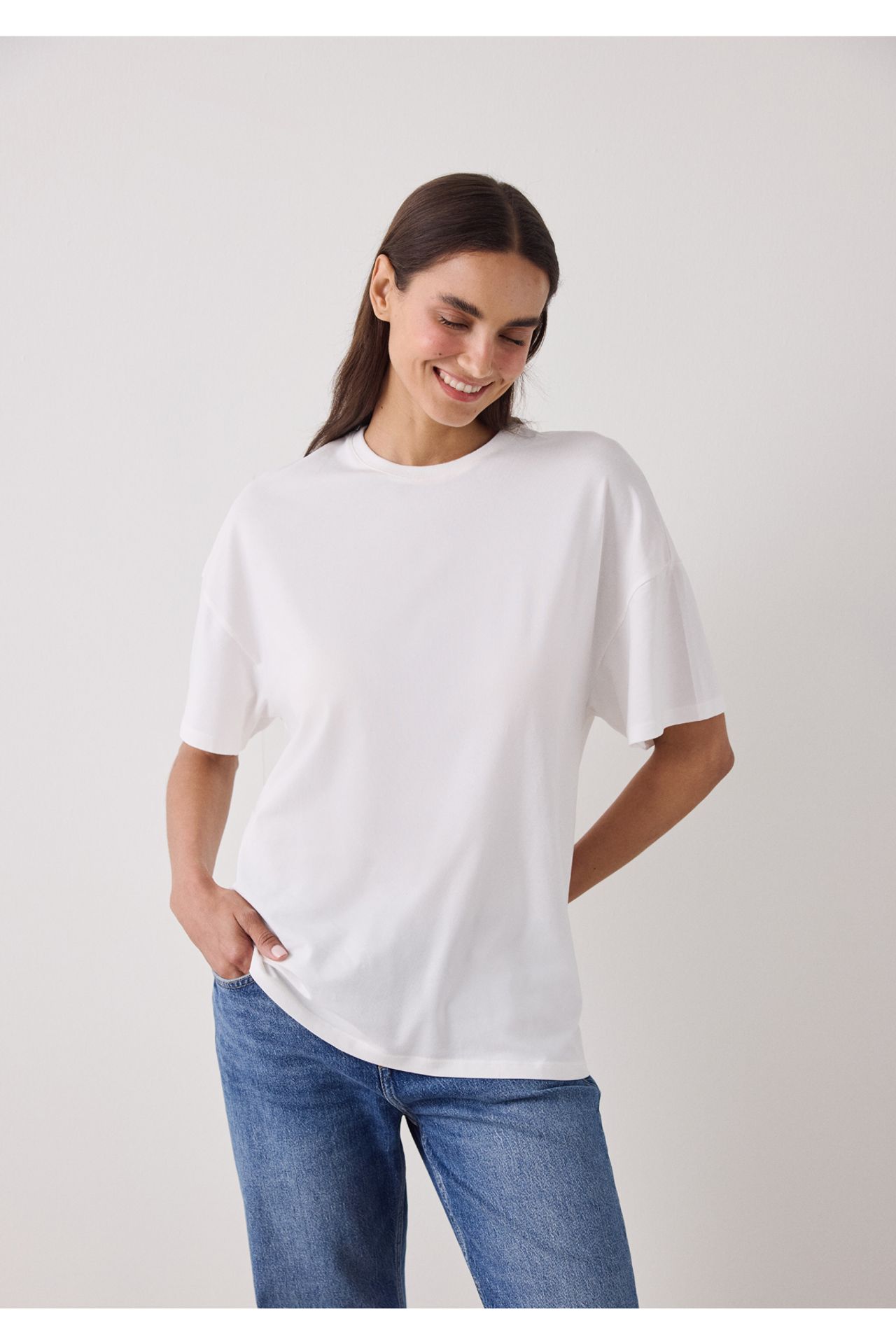 PENTI Crew Neck Oversize Cotton T-Shirt 4