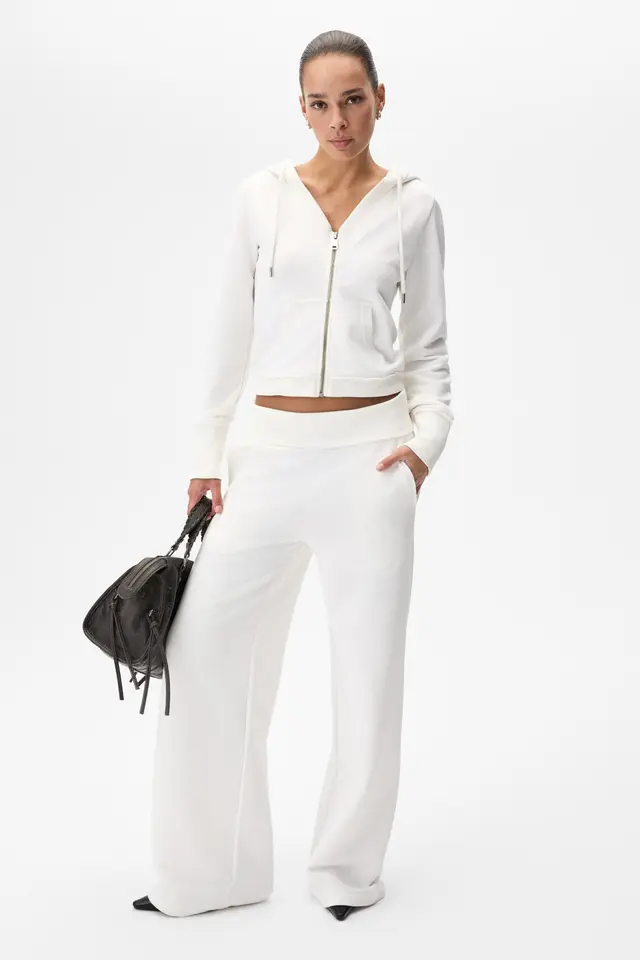 GRIMELANGE 2-Piece V-Neck Zipper Co-ord