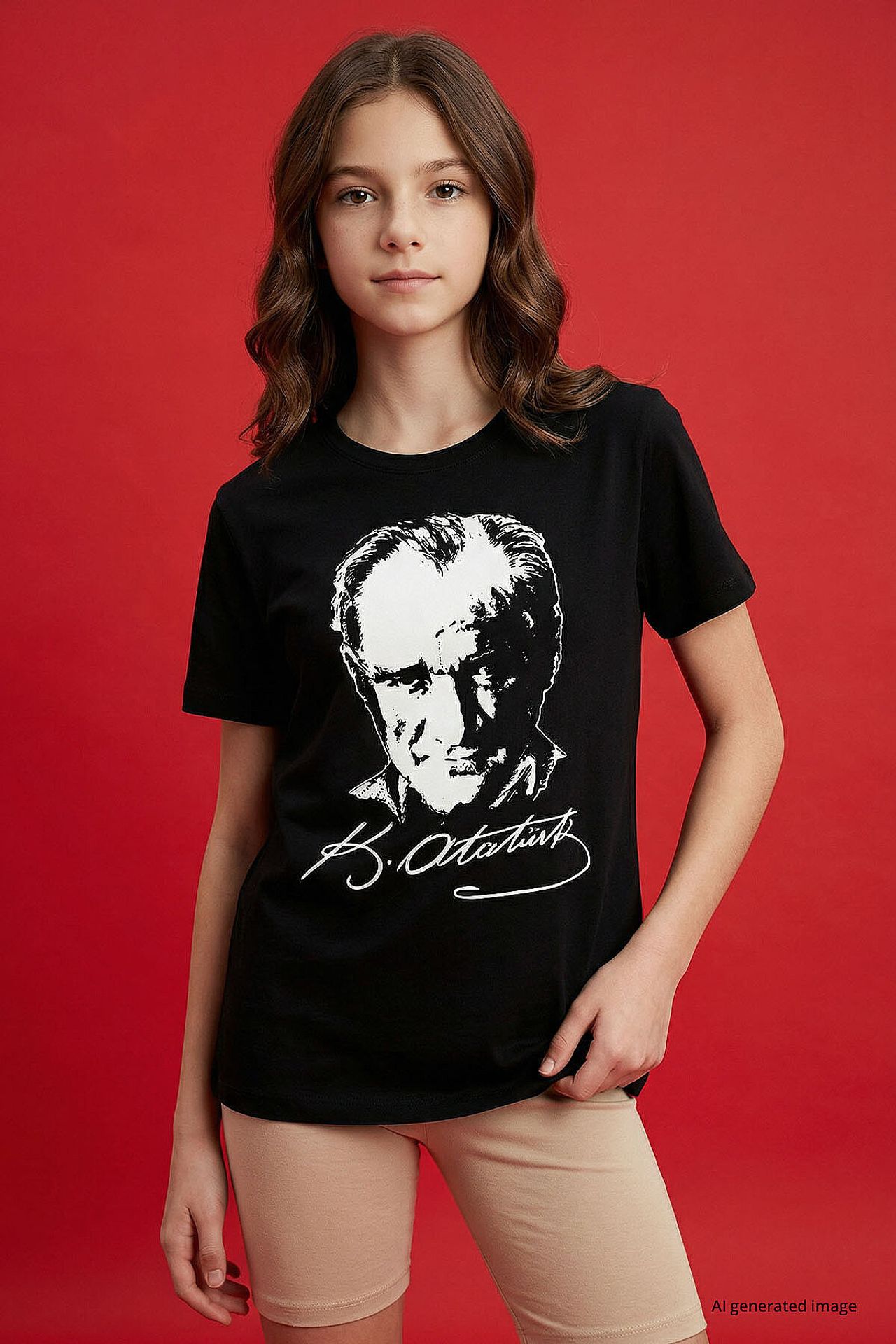 TOMMY Child Crew Neck Text Print T-Shirt 4