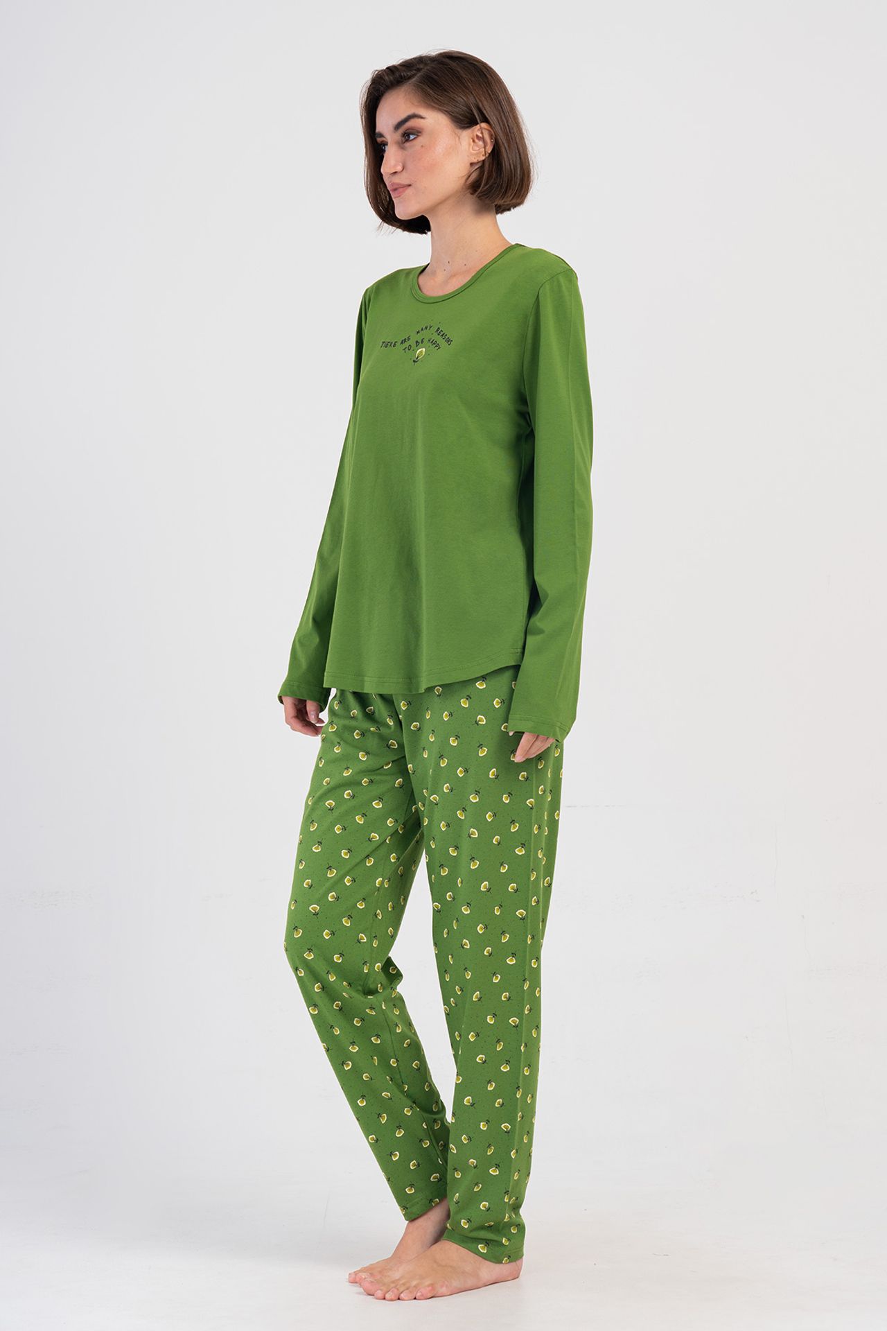 YAKE Rahat 2 Parçalı Pijama Takımı 2