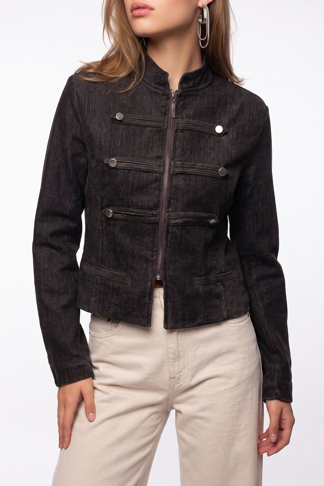 MIXRAY Women's Tailored Blazer 2
