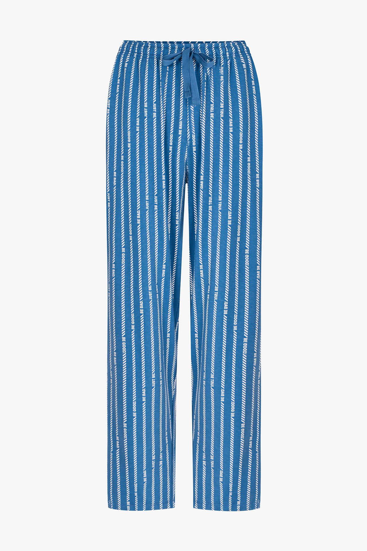 PENTI Men's Refined Striped Oversized Long Pajama Set With Short Sleeves 3