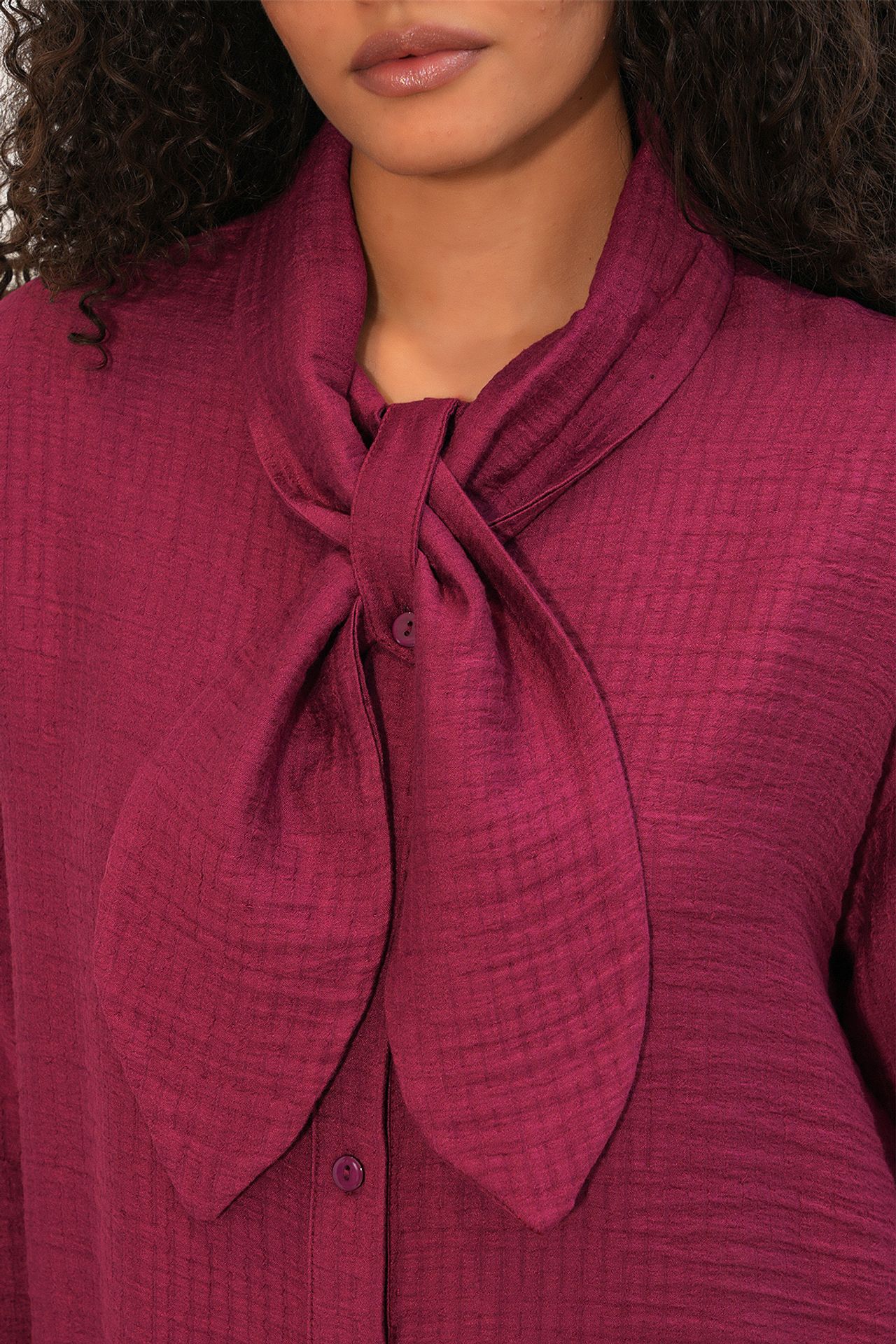 BDART Textured Shirt And Wide-Leg Trouser Set 4
