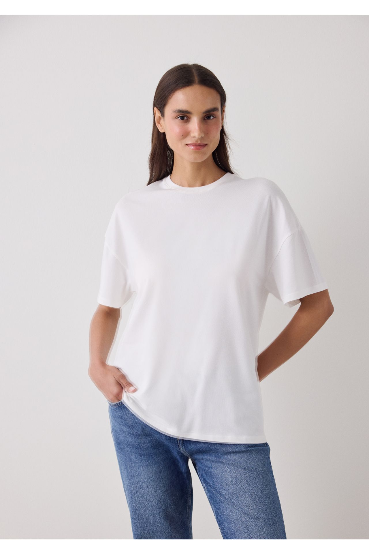 PENTI Crew Neck Oversize Cotton T-Shirt 3