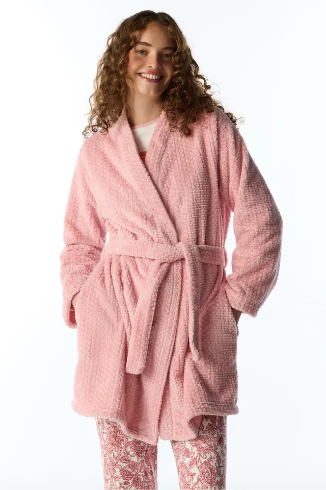 PENTI Countryside Fluffy Long Sleeve Robe