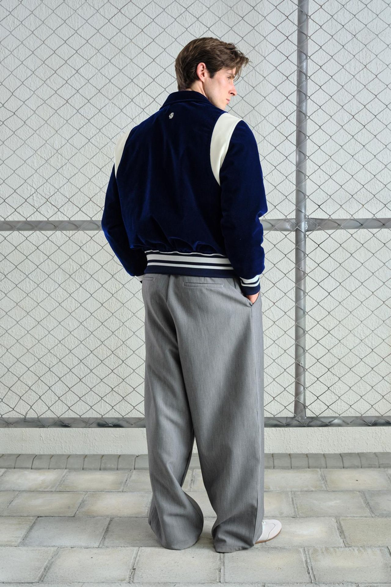 GIESTO Velvet Varsity Jacket 4