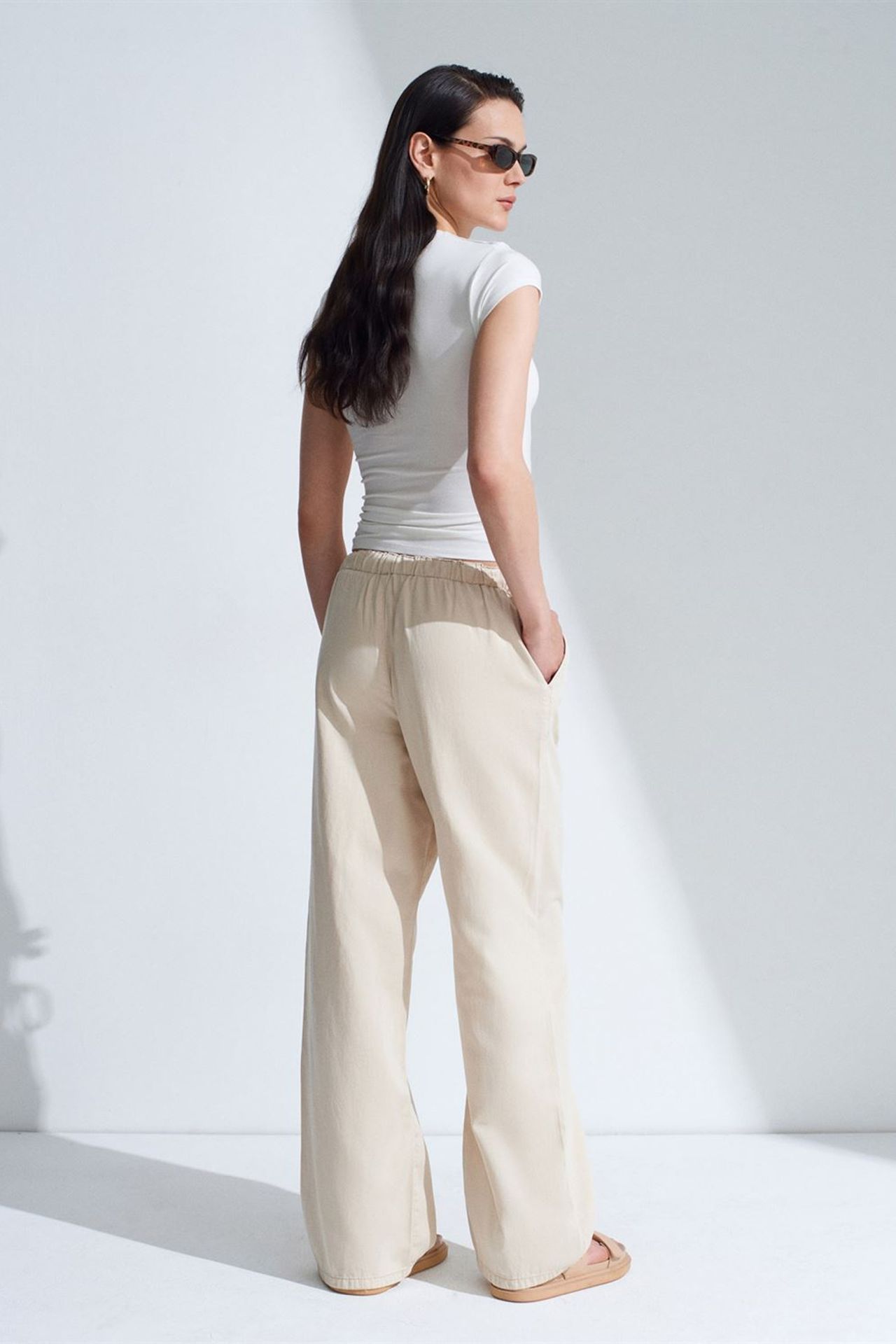 DILVIN Mid-Waist Wide-Leg Denim Jeans 2