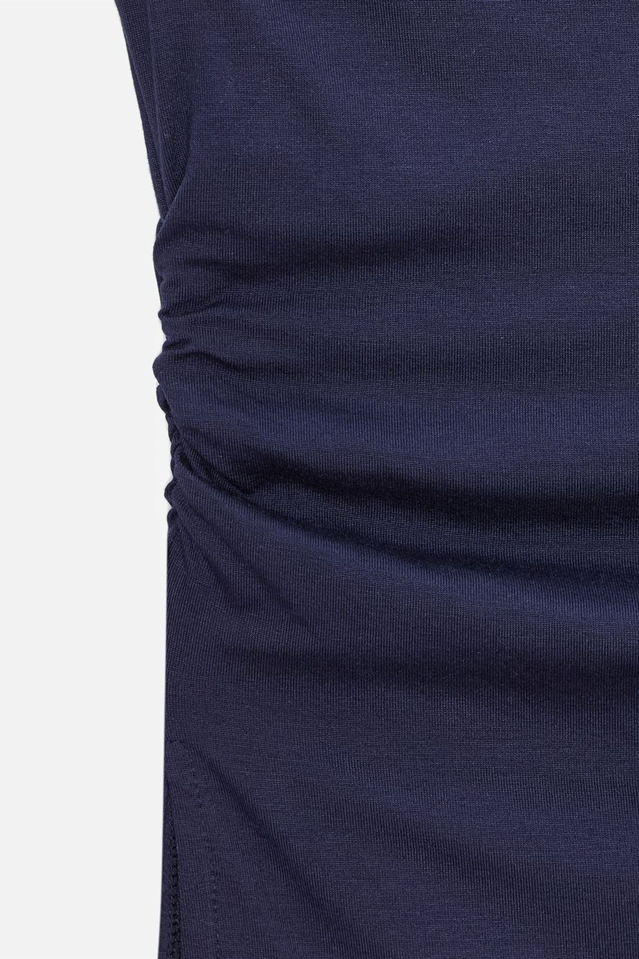 DILVIN Omuzları Açık Slim Fit Jarse Bluz 7