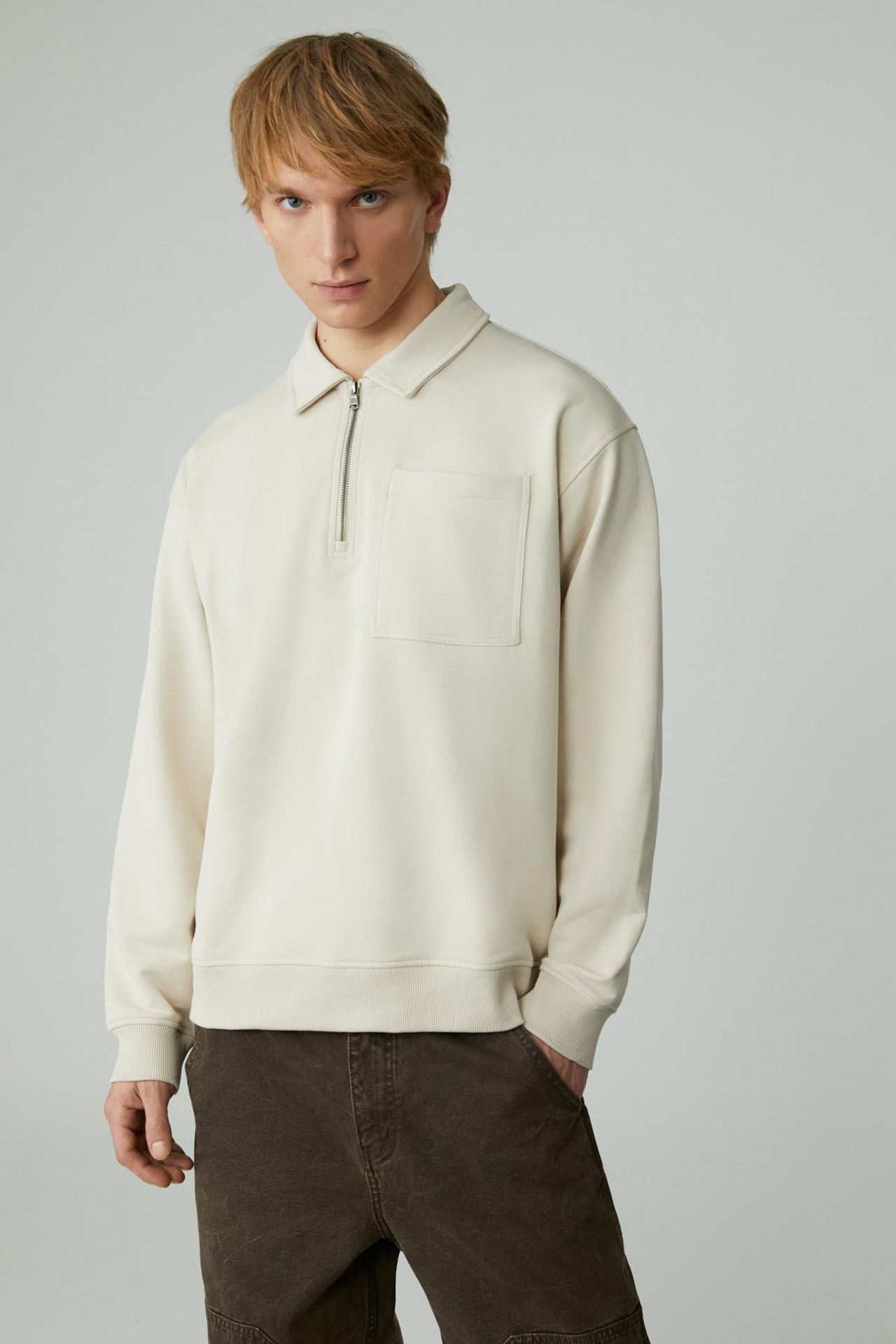 GRIMELANGE Yarım Fermuarlı Sweatshirt 3