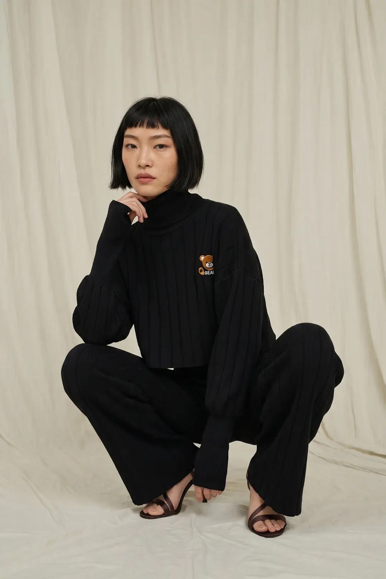 MY FASHION Dokulu Örgü Uyumlu Takım 2