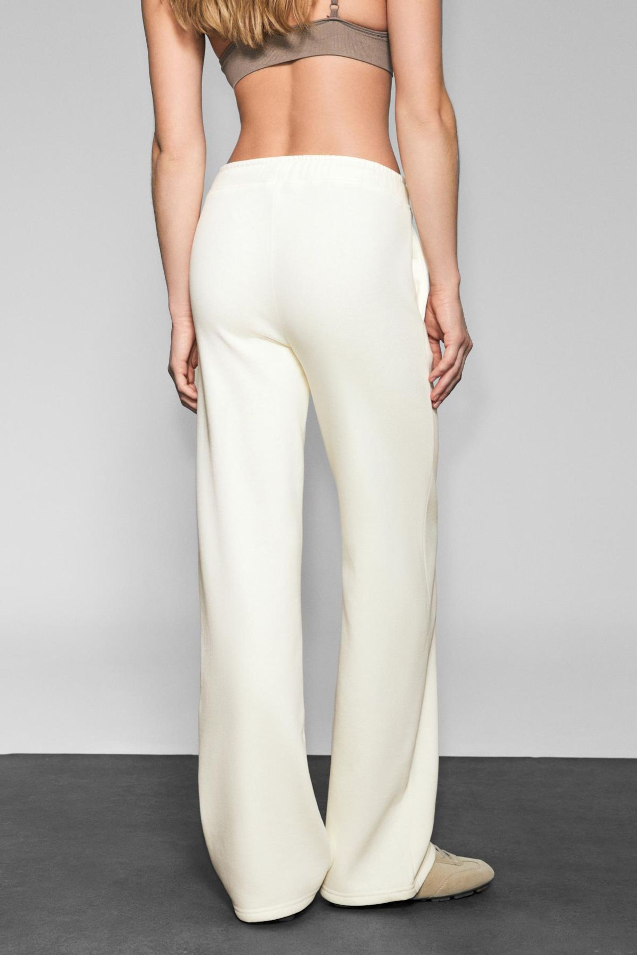 GRIMELANGE Mid Waist Wide Leg Joggers 6