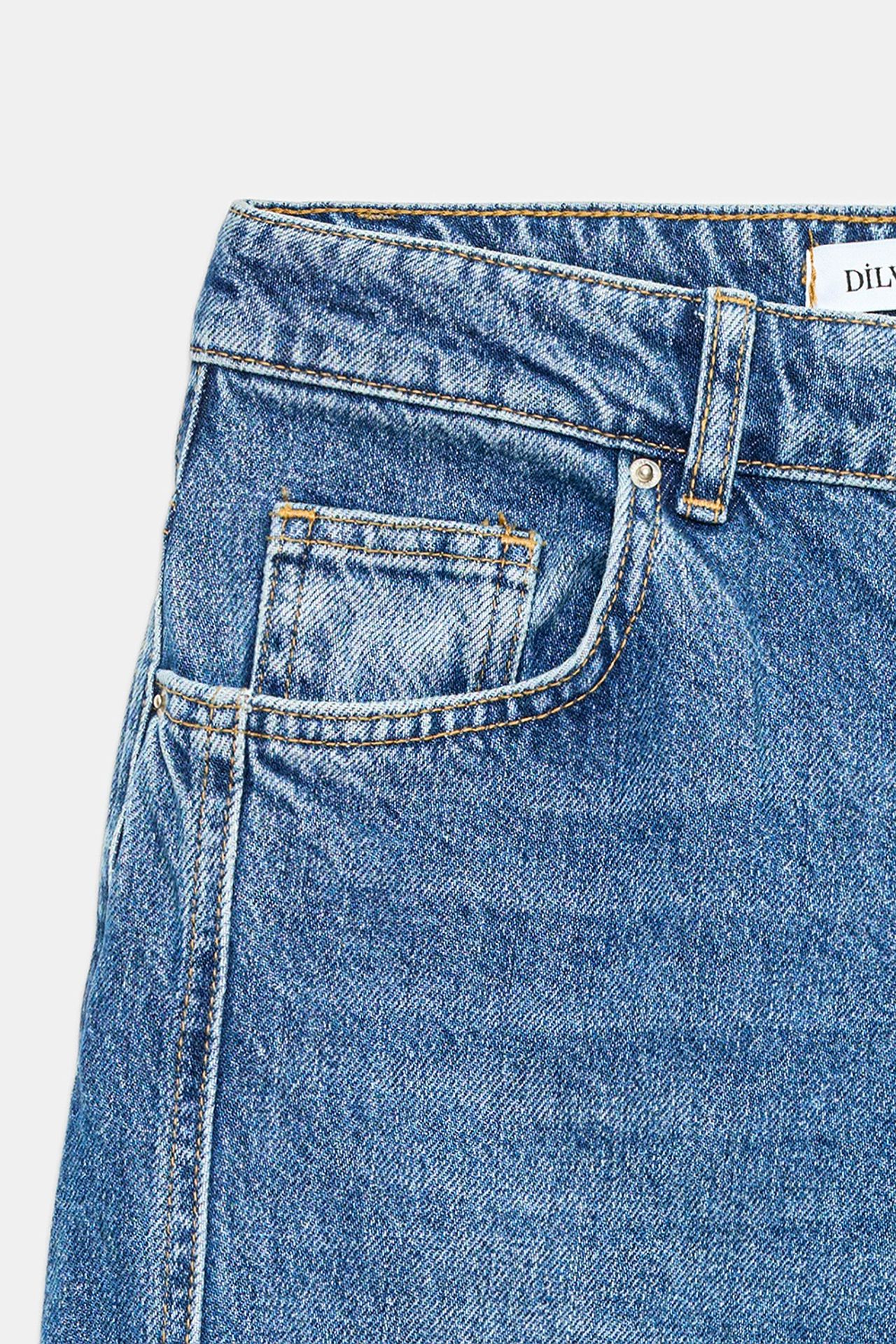 DILVIN Women's Cotton Jeans 7