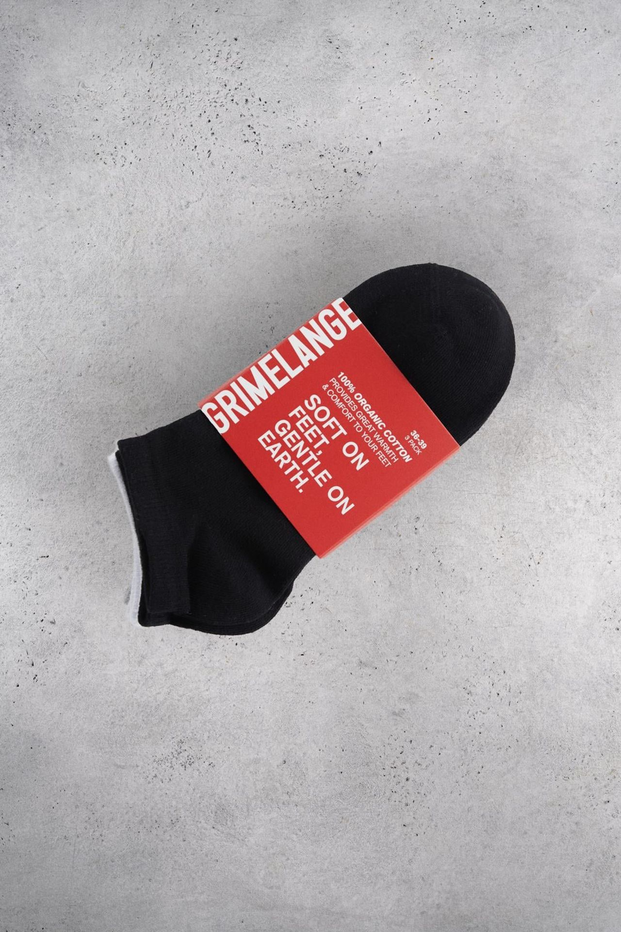 GRIMELANGE 3'lü İnce Elastik Soket Çorap 2