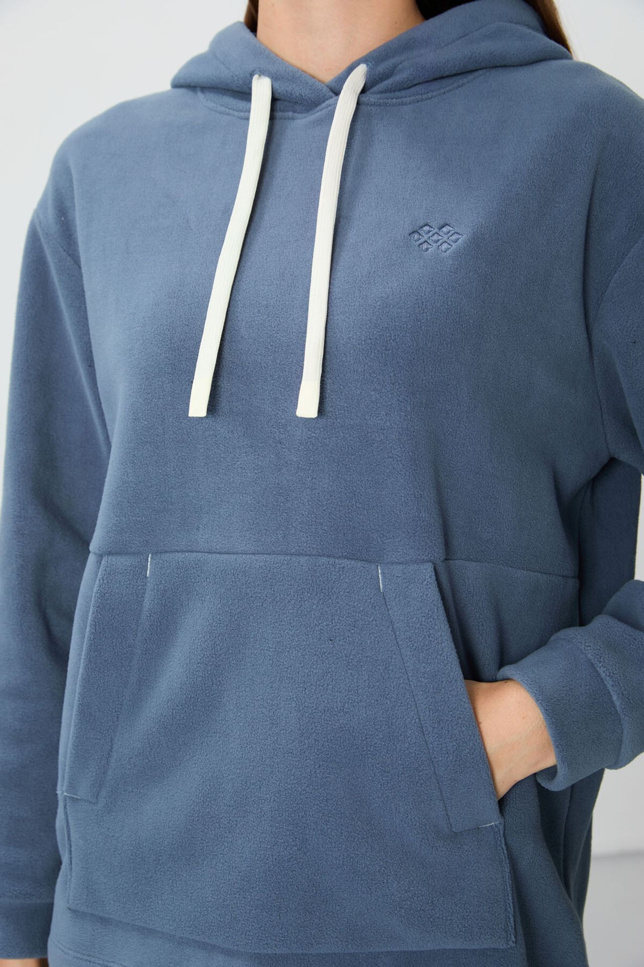 TOMMY Oversized Hooded Plush Sweatshirt 3