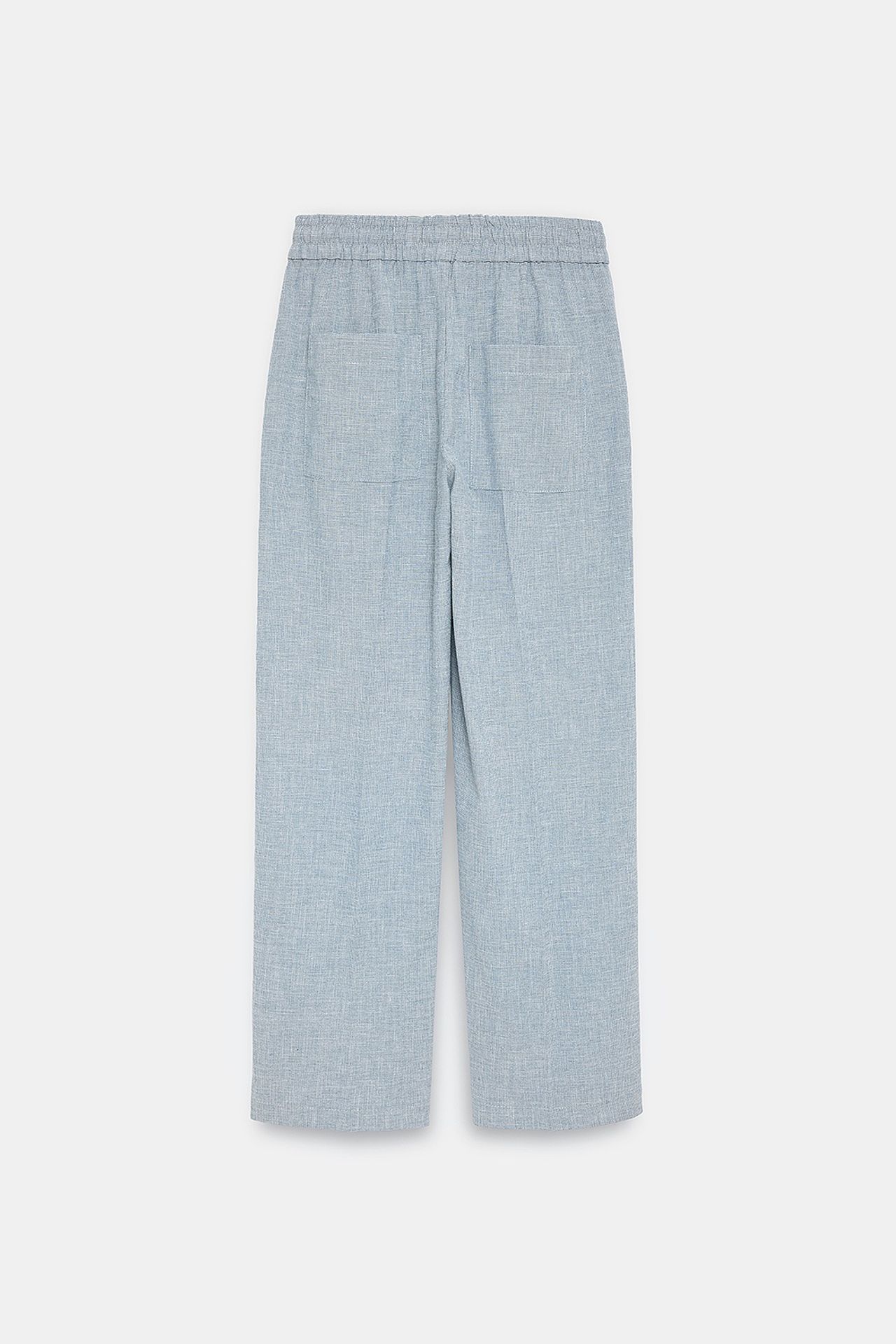 DILVIN Wide-Leg Poplin Lounge Trousers 6