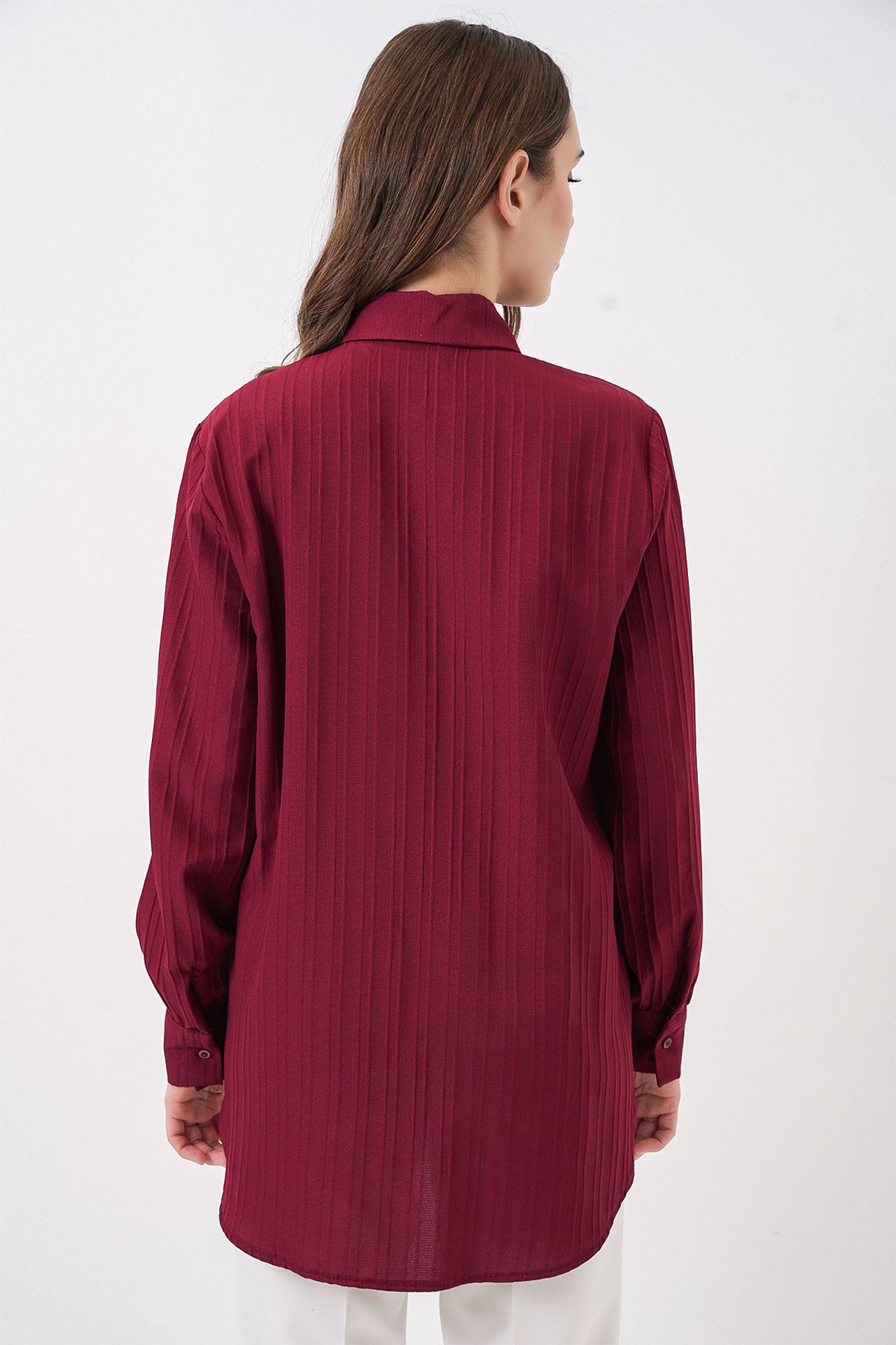 BDART Ruffle Detailed Textured Shirt 6