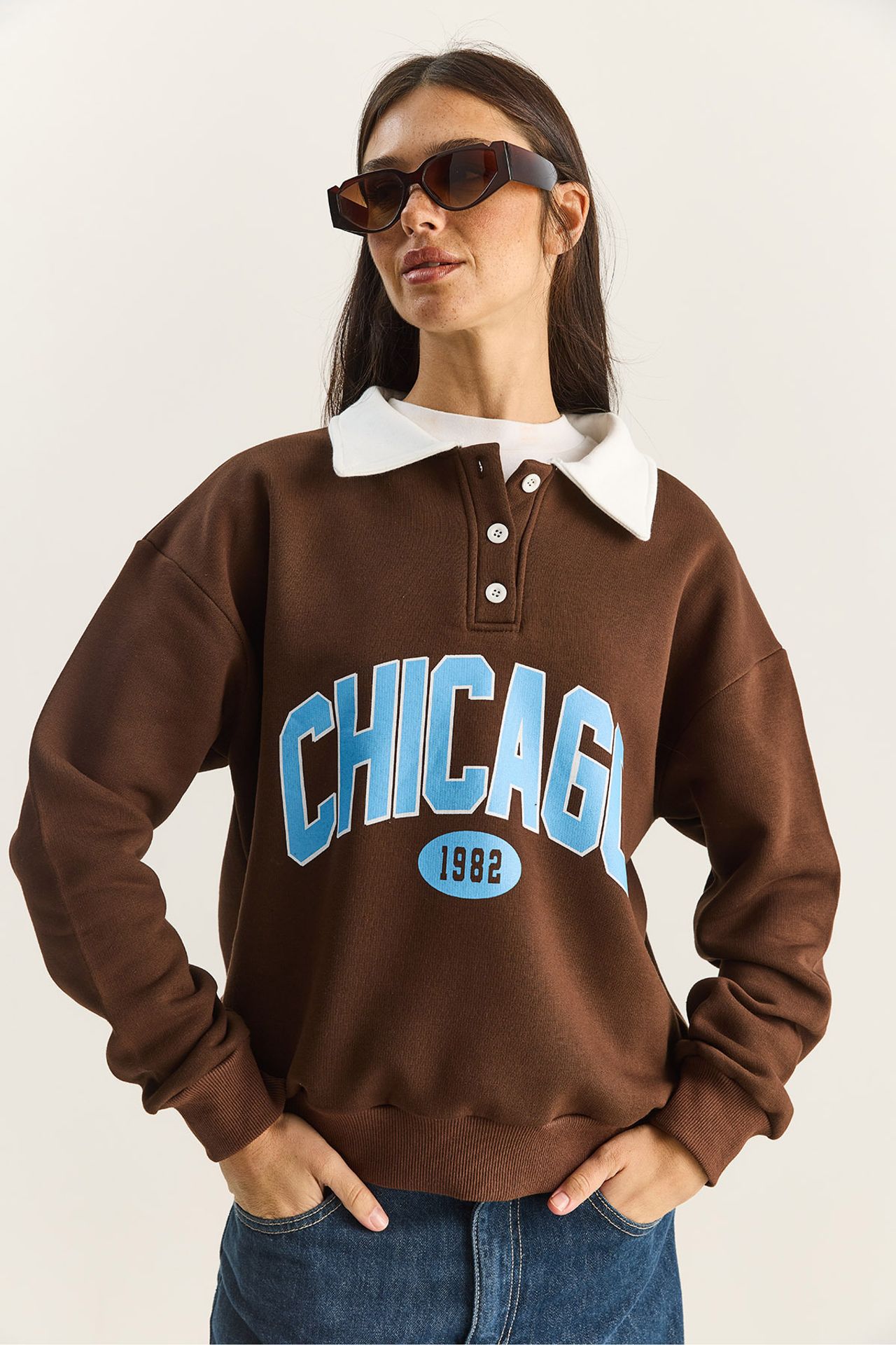 LUCCI Oversized Printed Sweatshirt 3