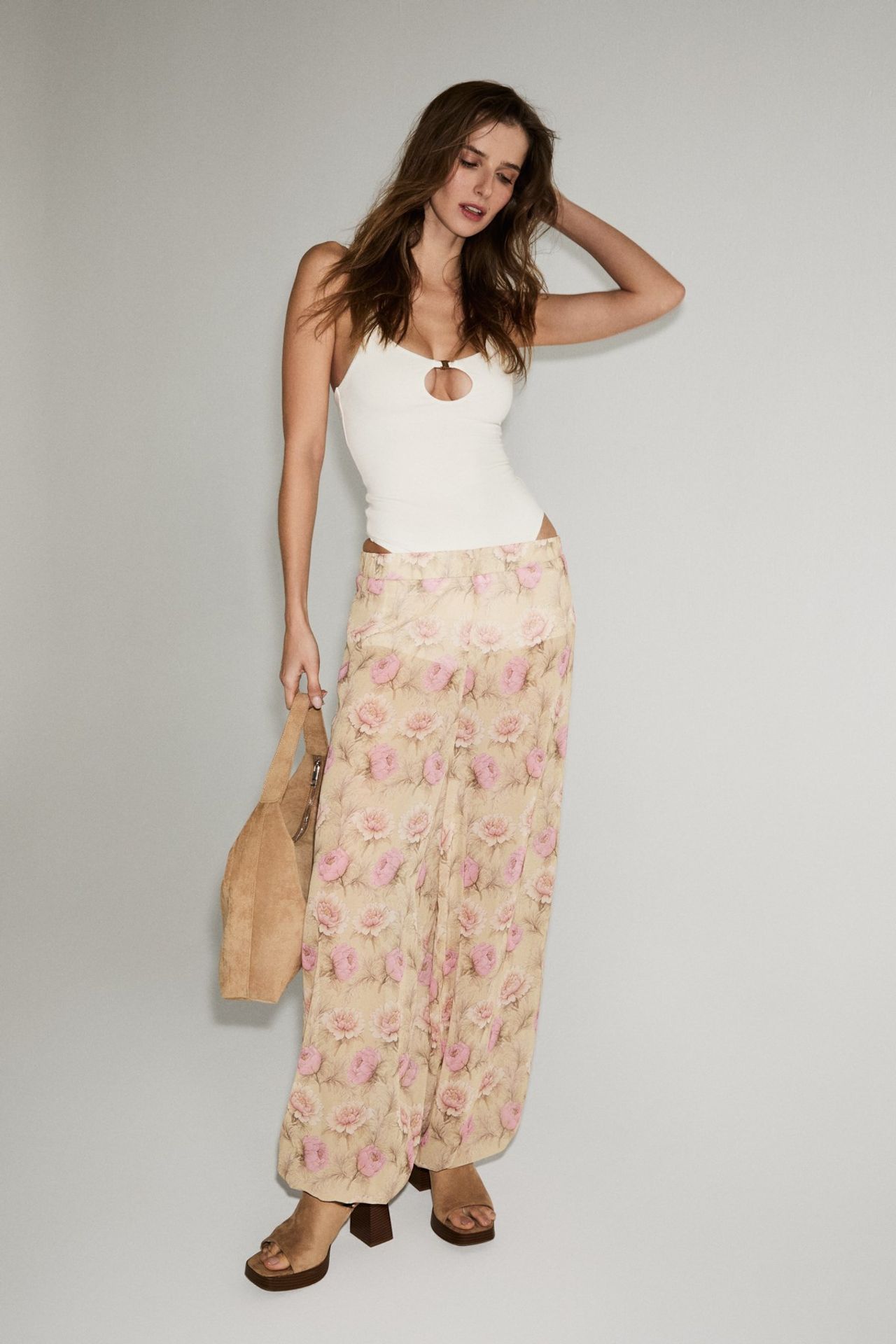 GRIMELANGE Leopard Elastic-Waist Hareem Pants 1