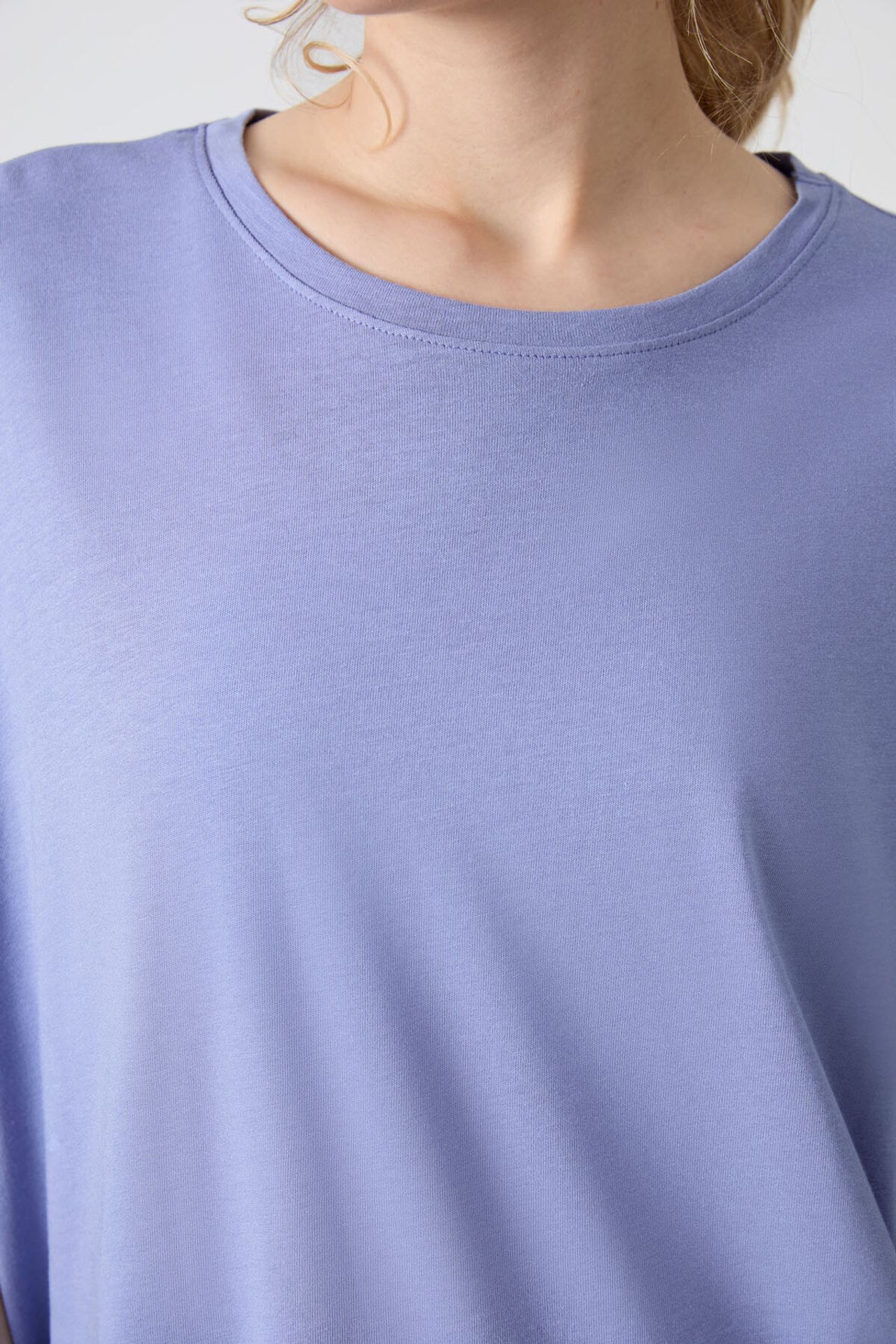 TOMMY Oversized Cotton-Modal Crew Neck T-Shirt 4