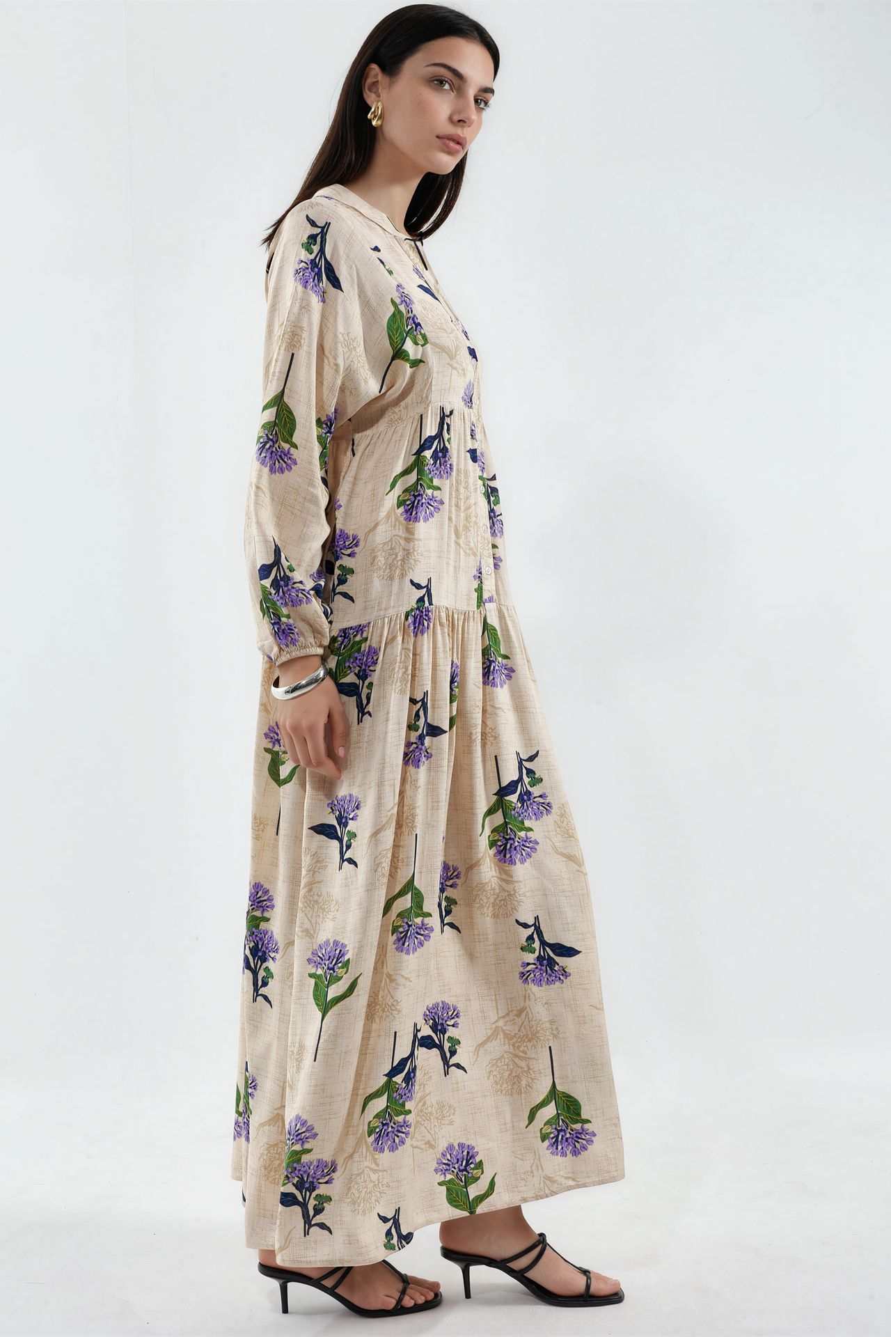 BDART Patterned V-Neck Maxi Dress 2