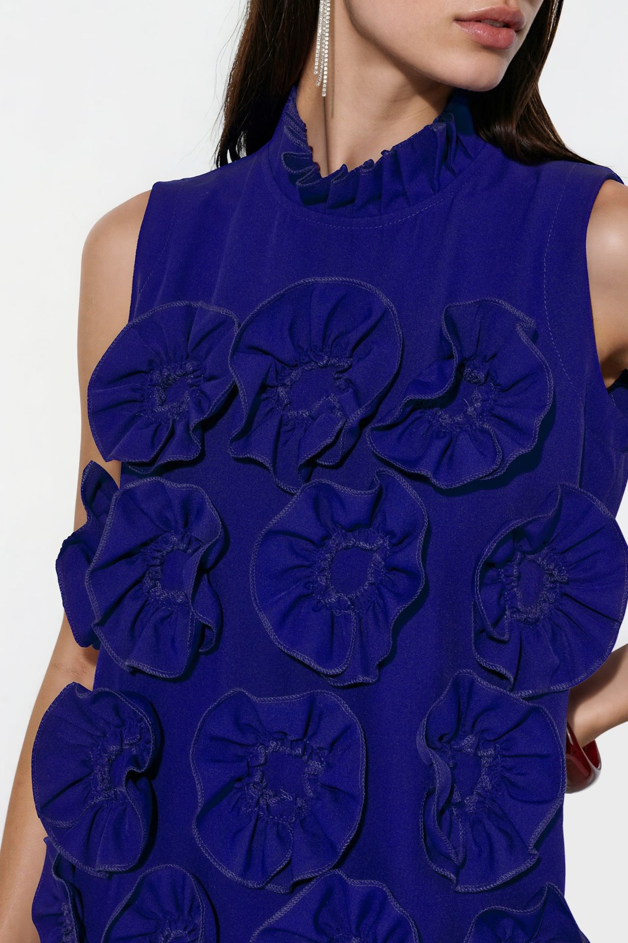 MSN Embroidered Sleeveless Mini Dress 4