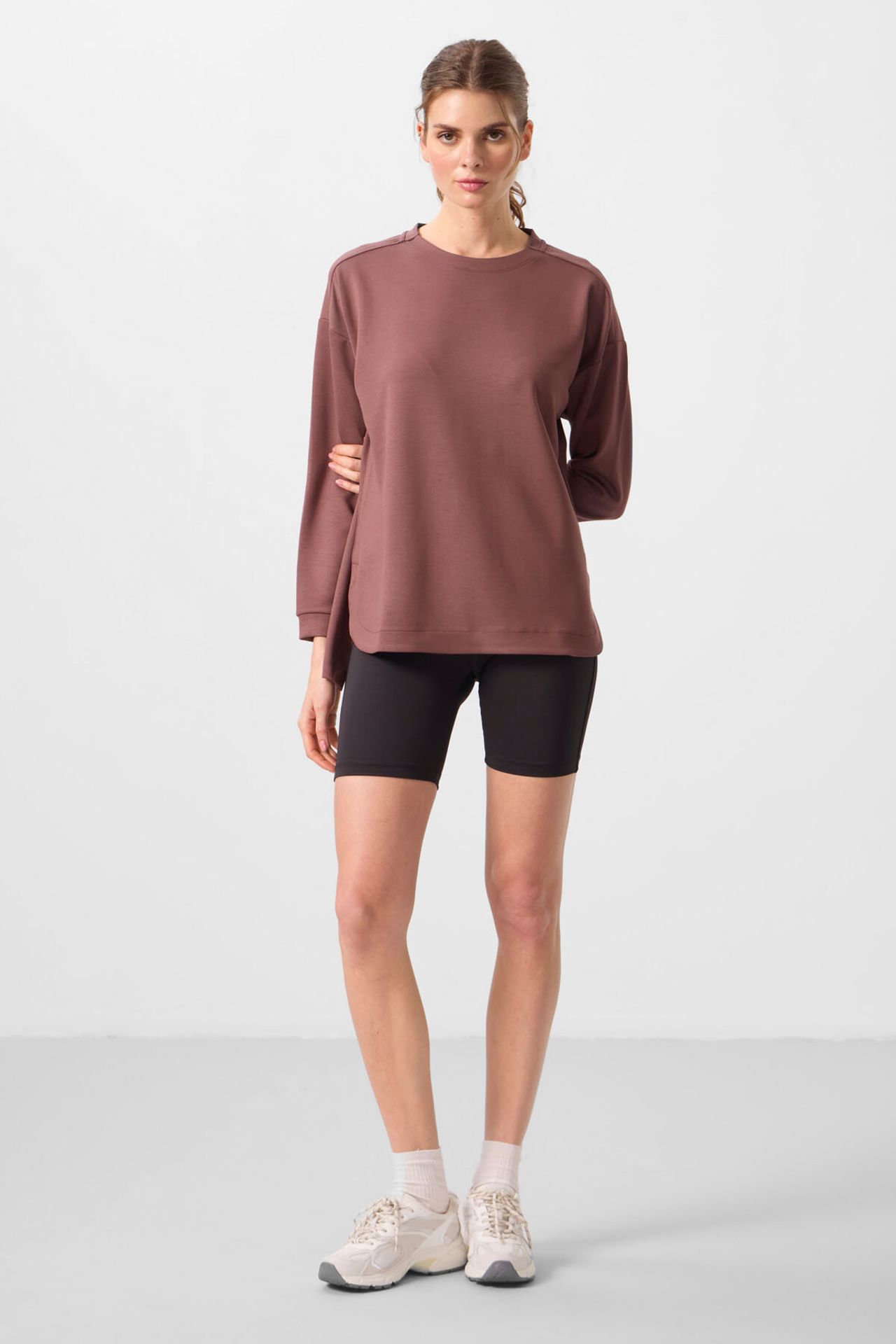 TOMMY Long-sleeve Jersey Tunic Top 2