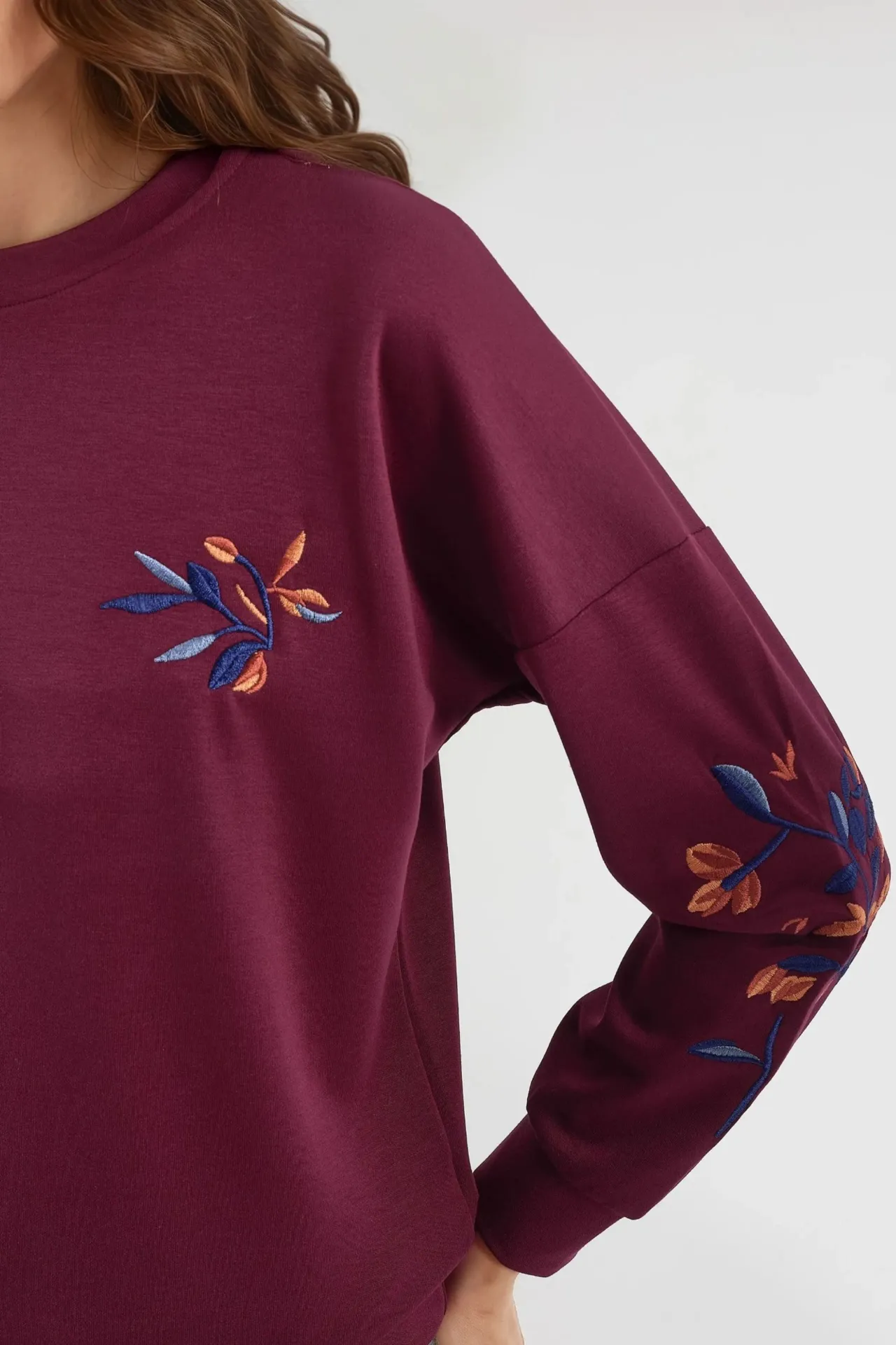 BERSAN Kadın Bisiklet Yaka Sweatshirt 6