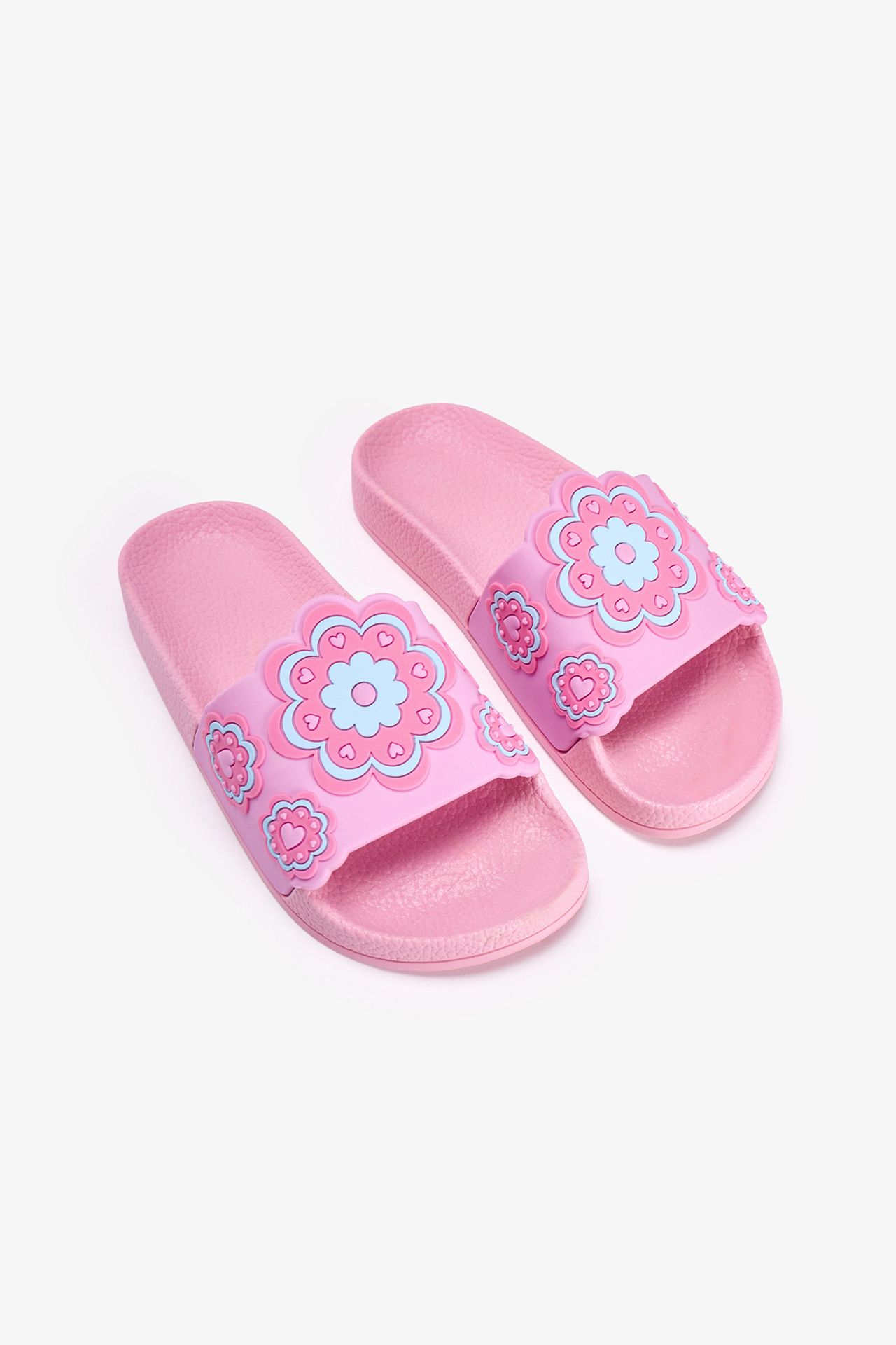 PENTI Girls' Floral Slides 2