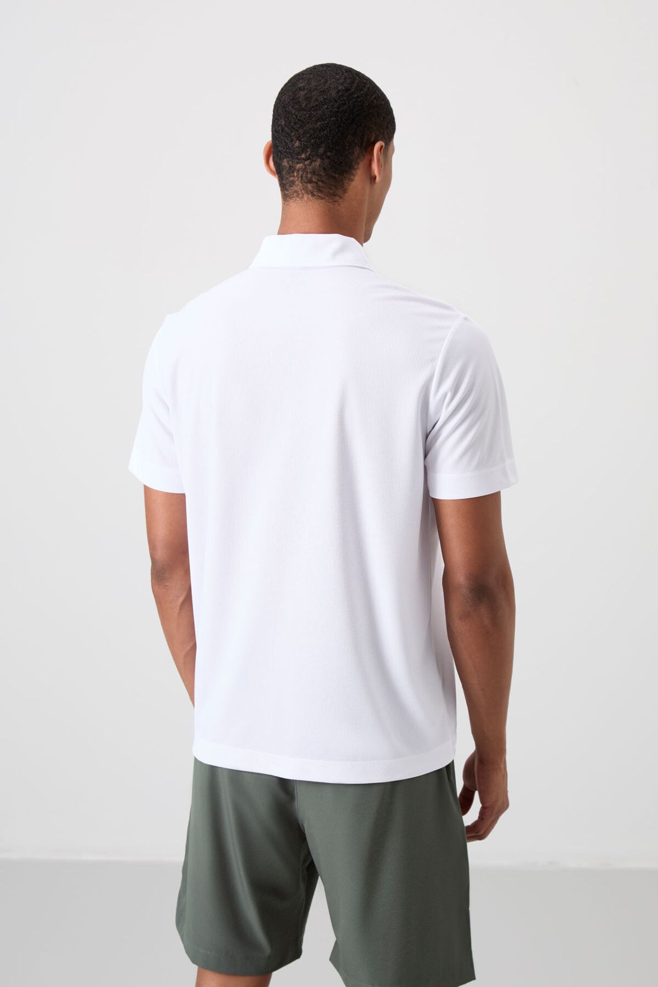 TOMMY Men's Polo Collar Button T-Shirt 5
