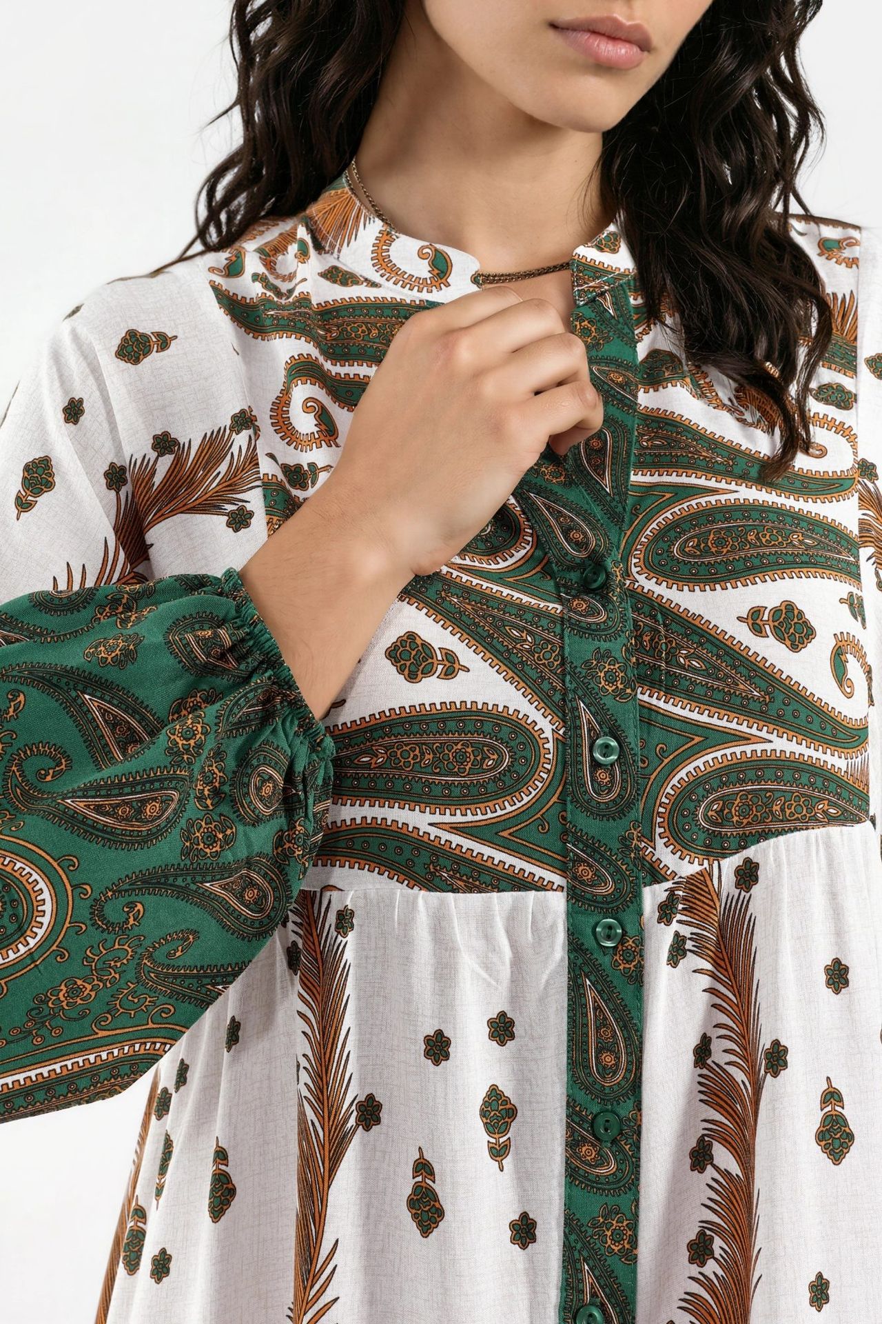BDART Patterned V-Neck Maxi Dress 4