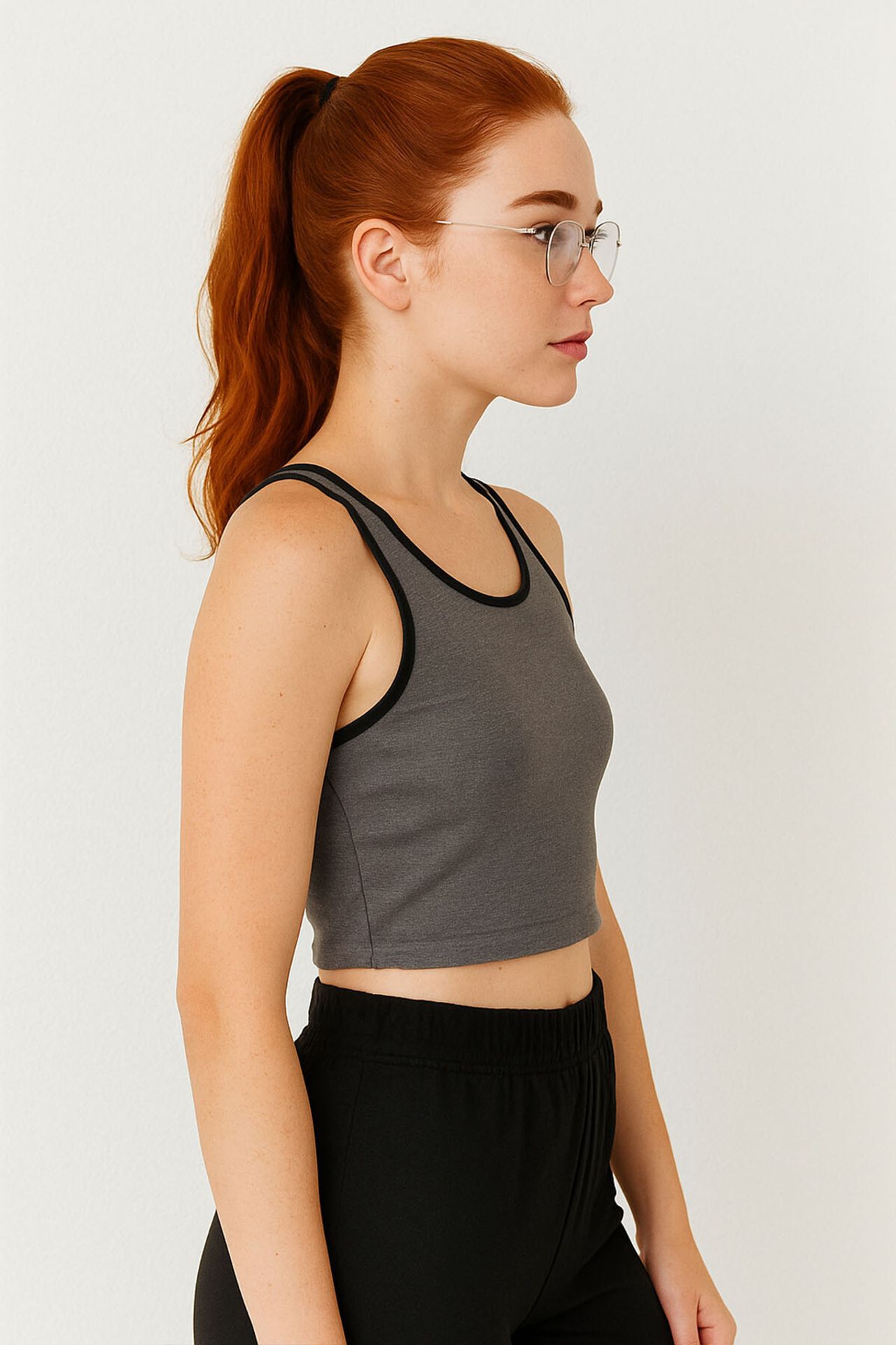 TOMMY Ribbed Sleeveless Crop Top 4