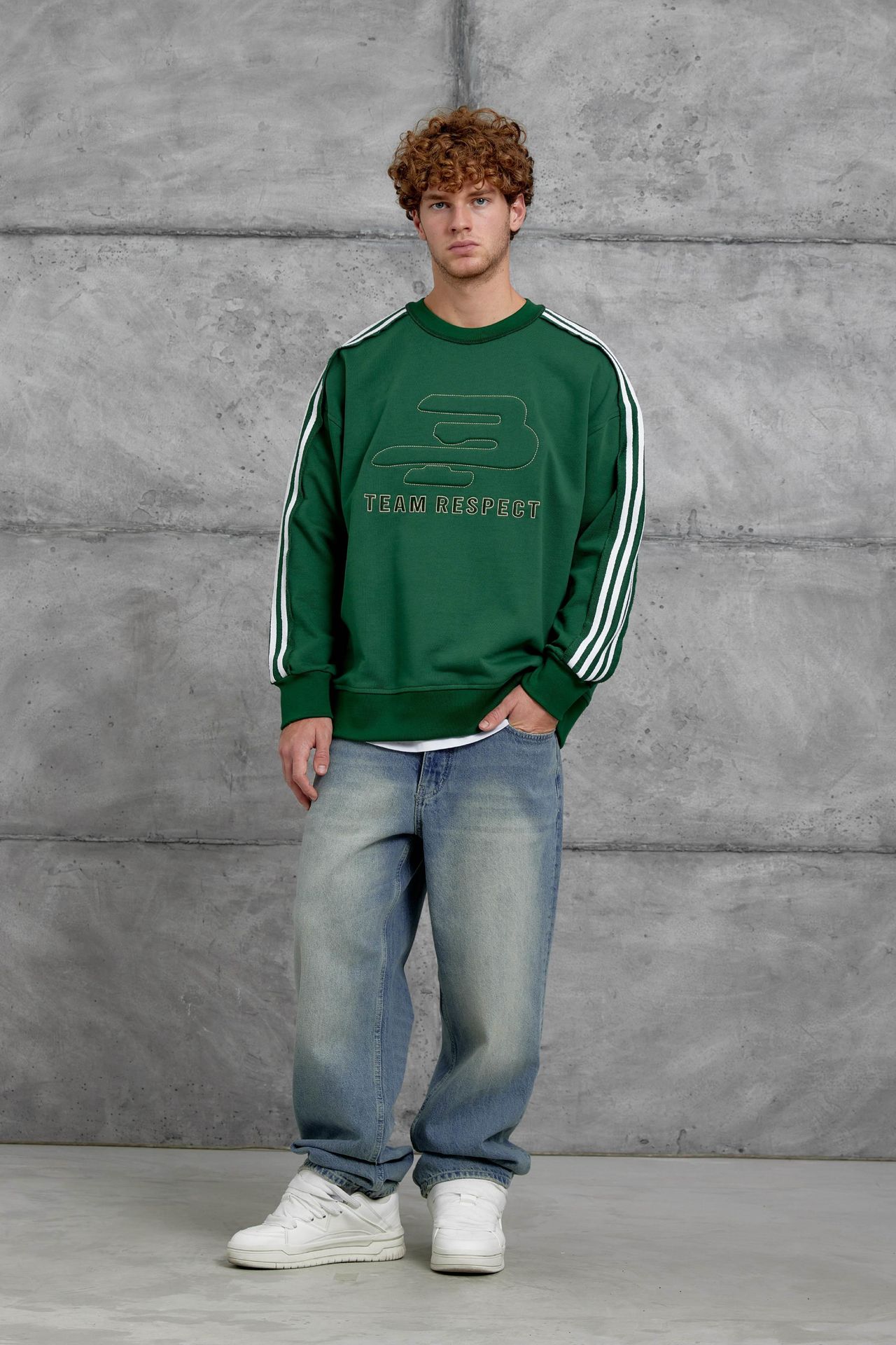 NOMARC Rahat Kesimli Bisiklet Yaka Sweatshirt 6